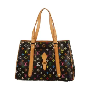 Louis Vuitton Black Multicolor Monogram Tote