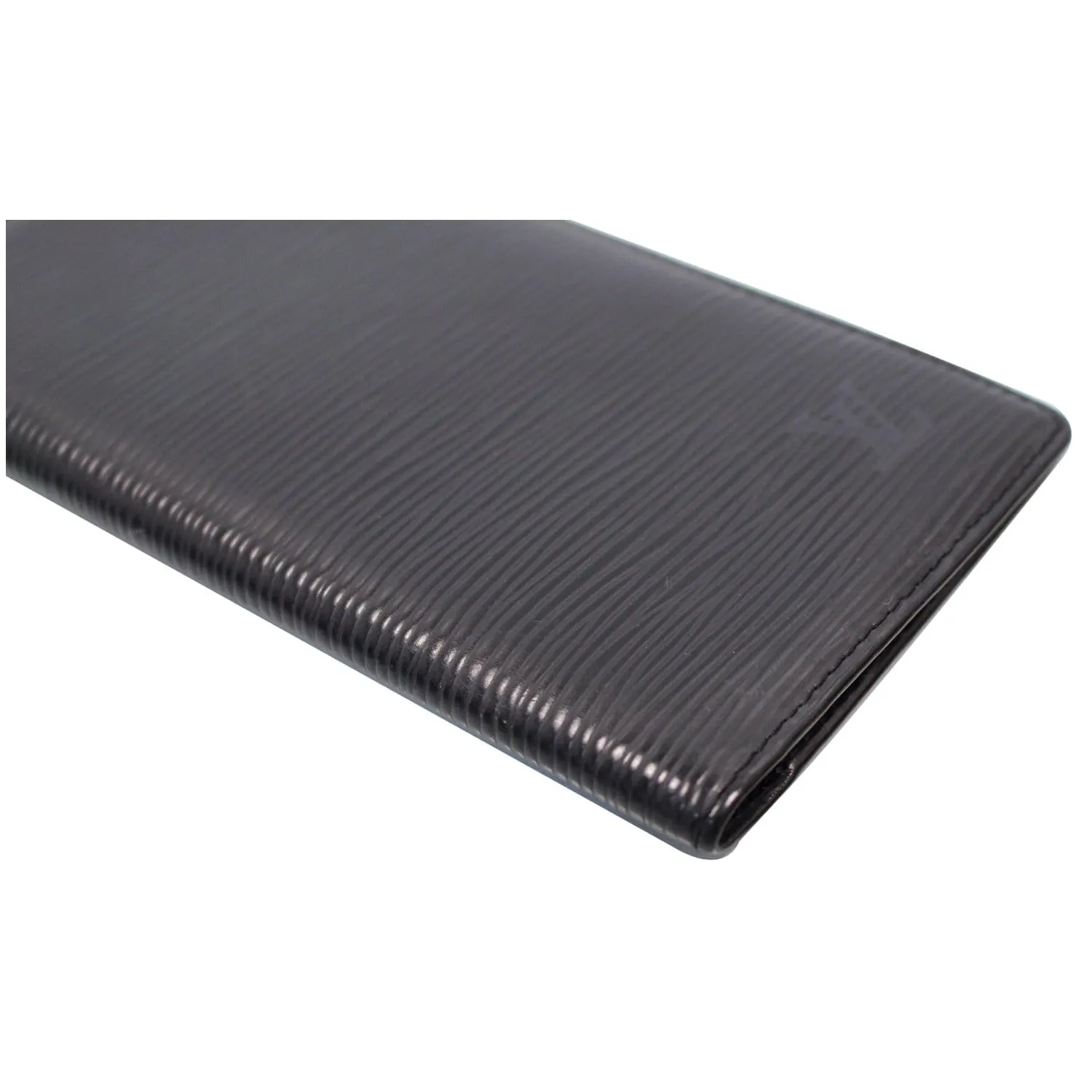 LOUIS VUITTON Brazza Long Epi Wallet Black