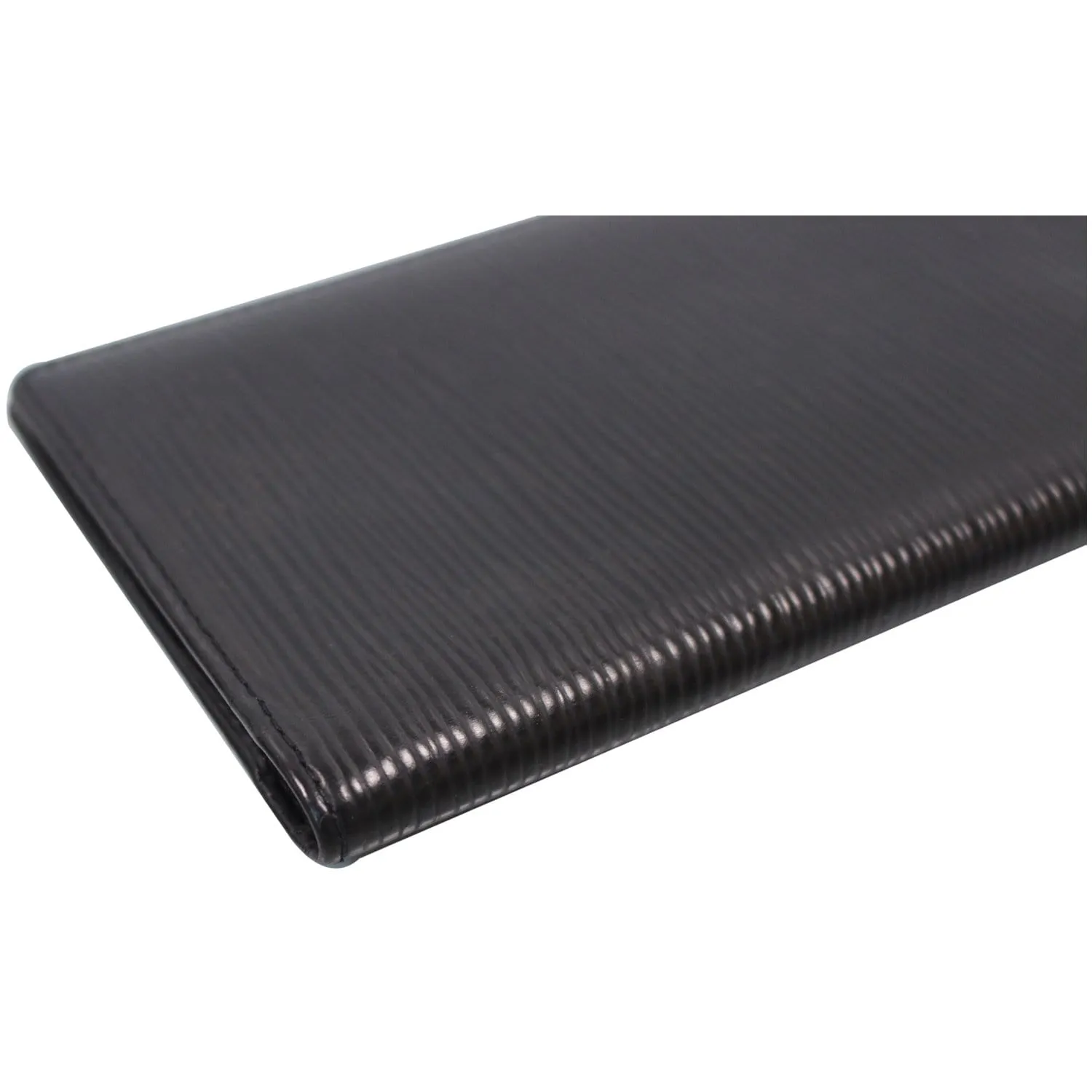 LOUIS VUITTON Brazza Long Epi Wallet Black