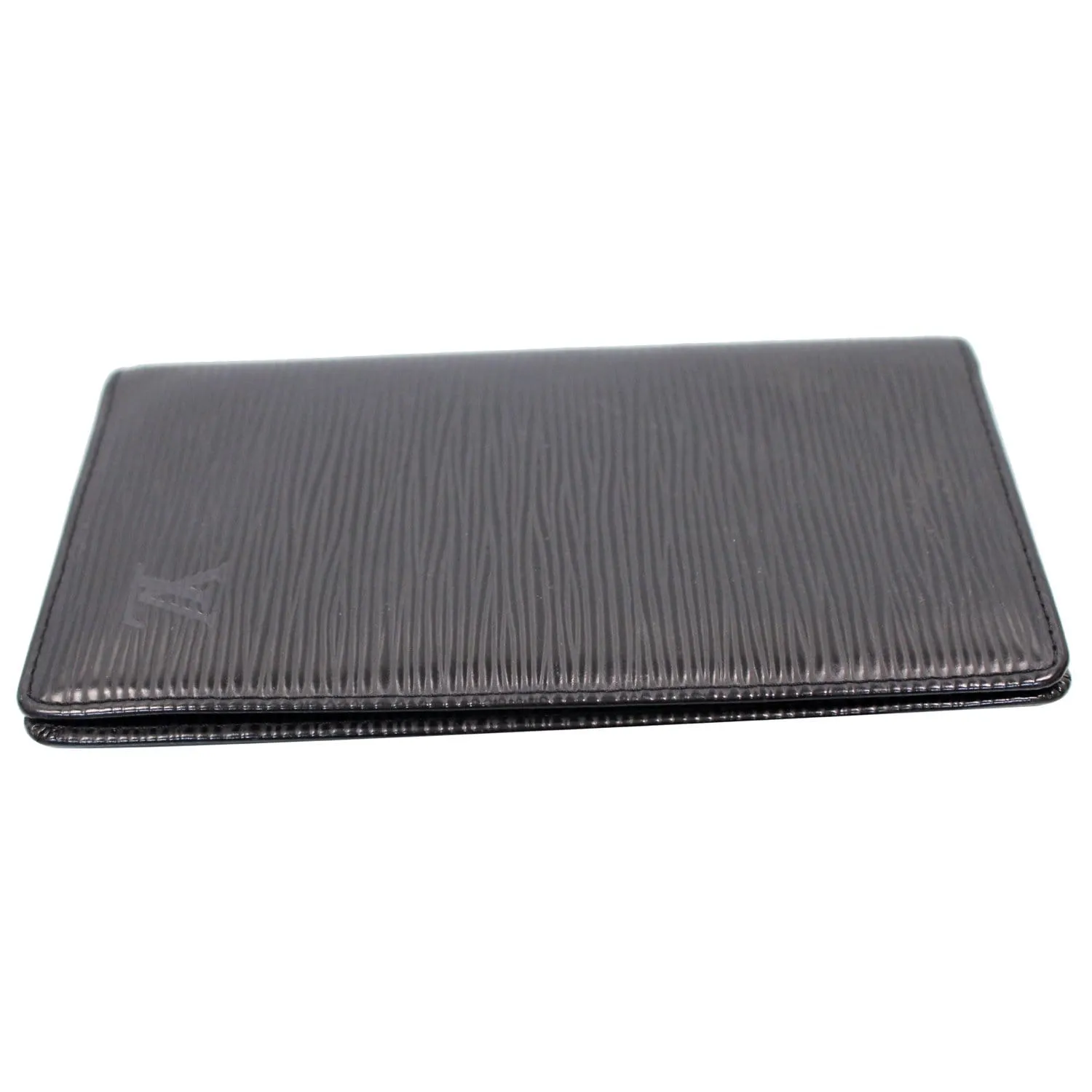 LOUIS VUITTON Brazza Long Epi Wallet Black
