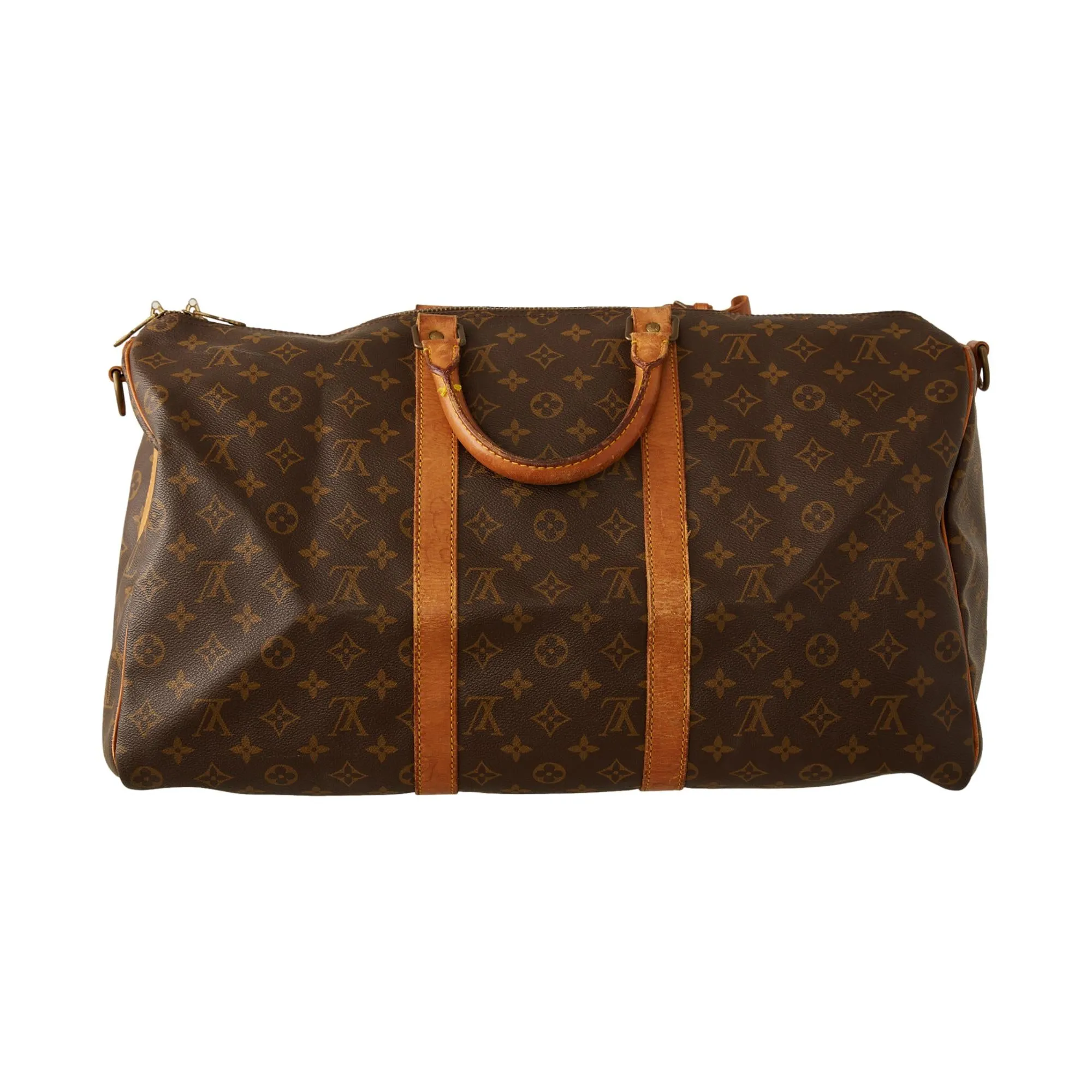 Louis Vuitton Brown Monogram Keepall 50