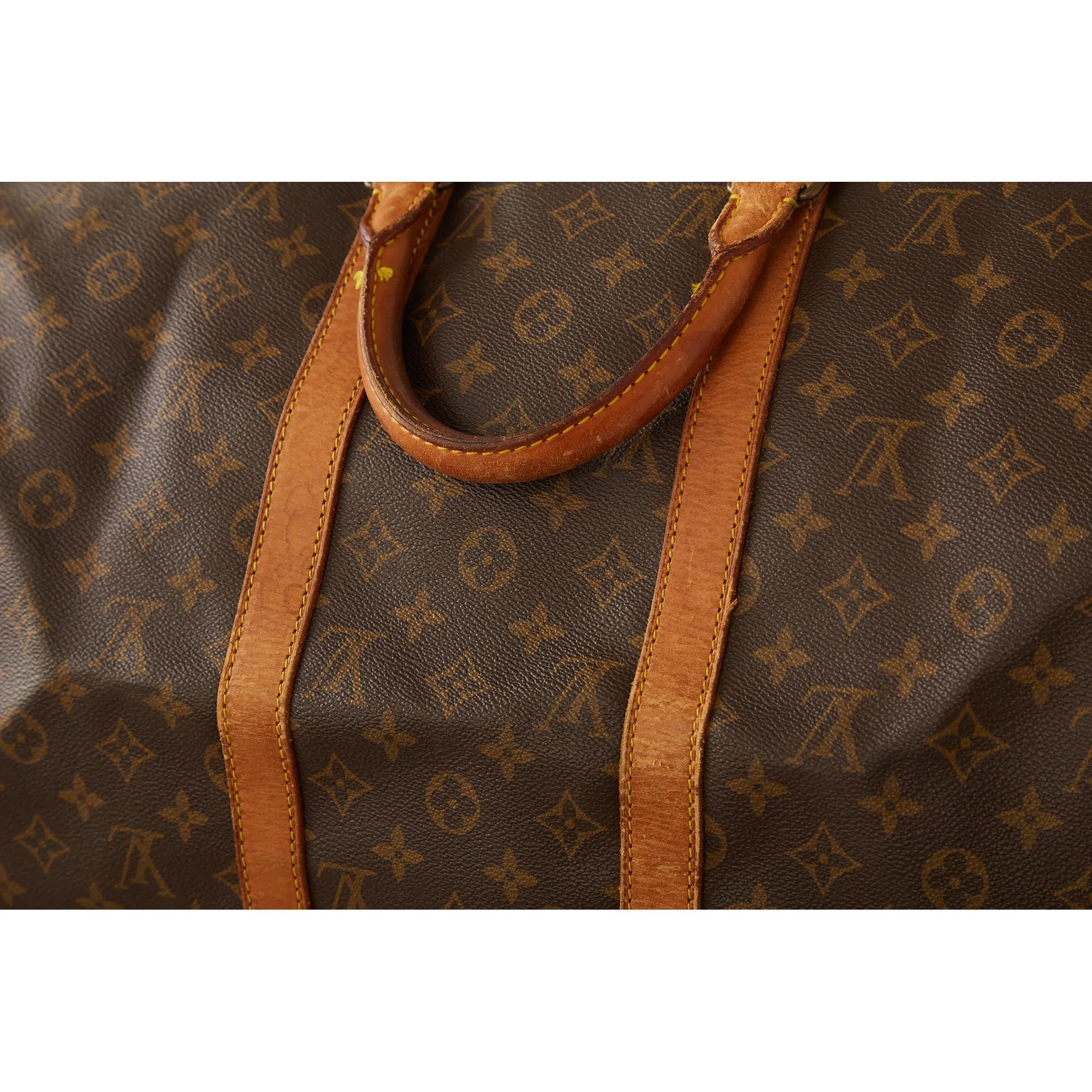 Louis Vuitton Brown Monogram Keepall 50