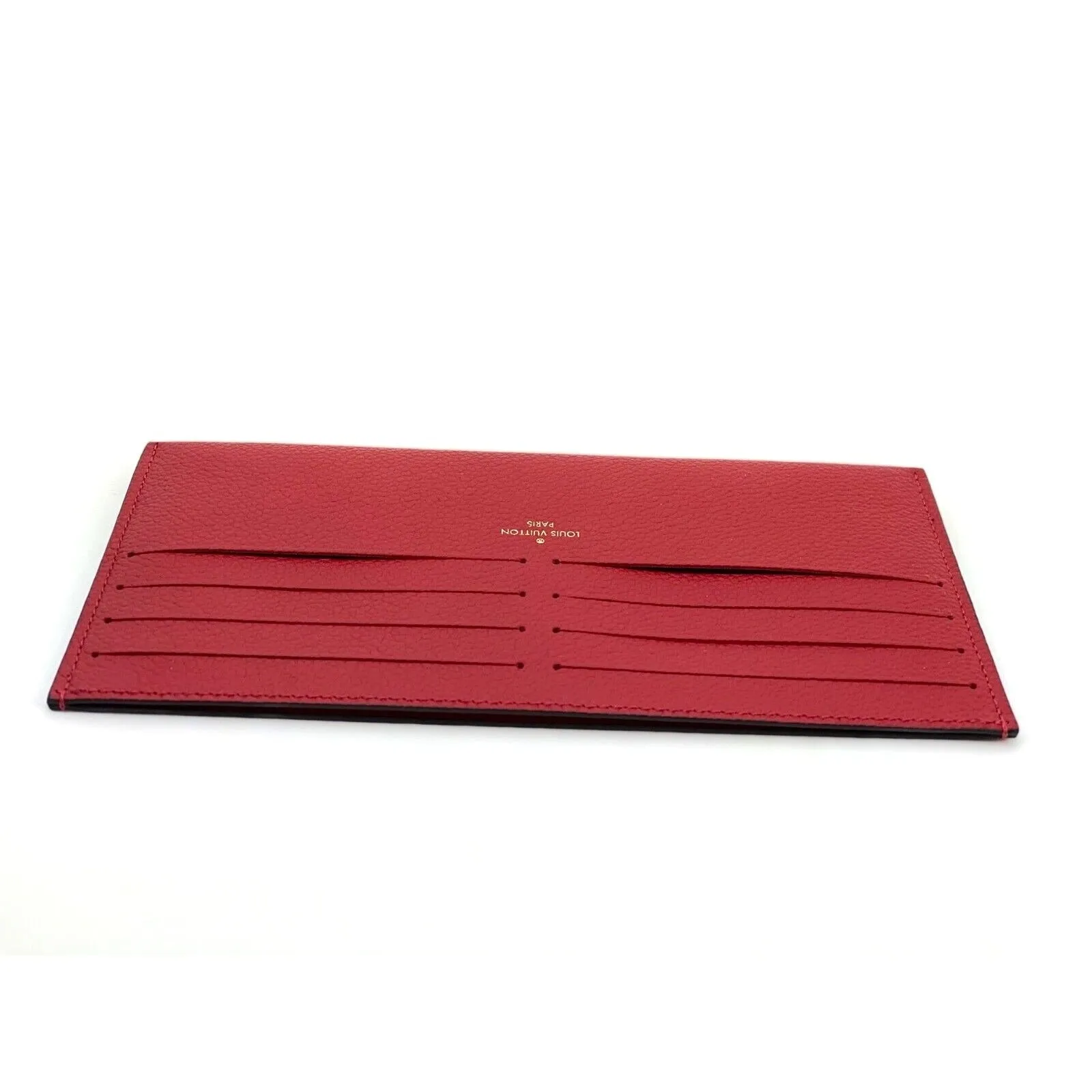 Louis Vuitton Credit Card Red Insert from Felicie Pochette Wallet