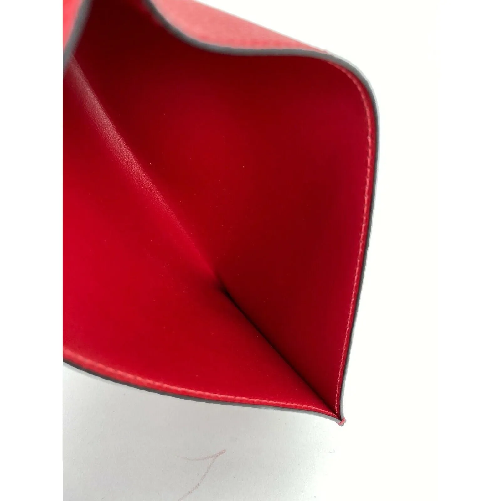 Louis Vuitton Credit Card Red Insert from Felicie Pochette Wallet