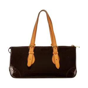Louis Vuitton Deep Purple Vernis Top Handle Bag