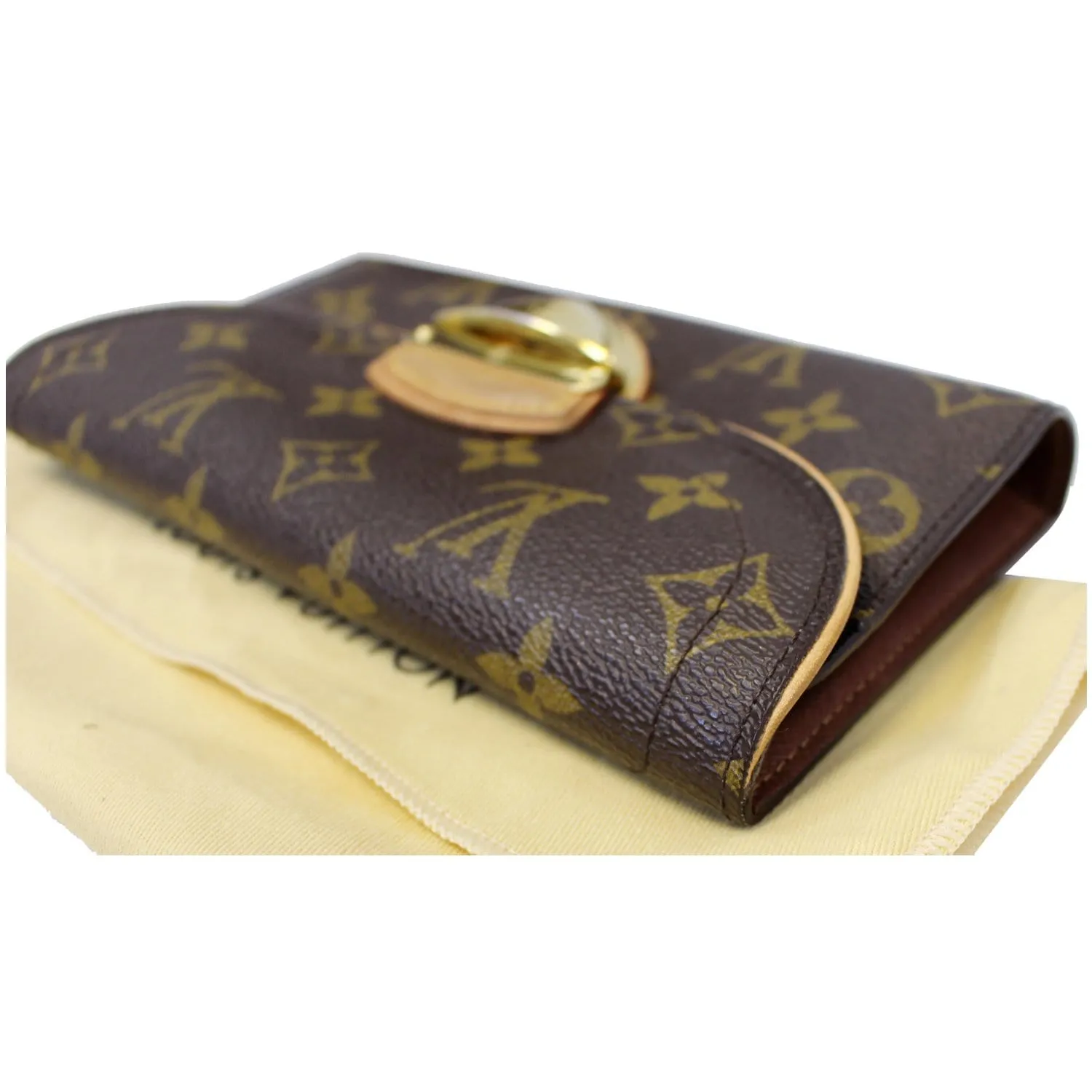 LOUIS VUITTON Eugenie Monogram Canvas Wallet Brown