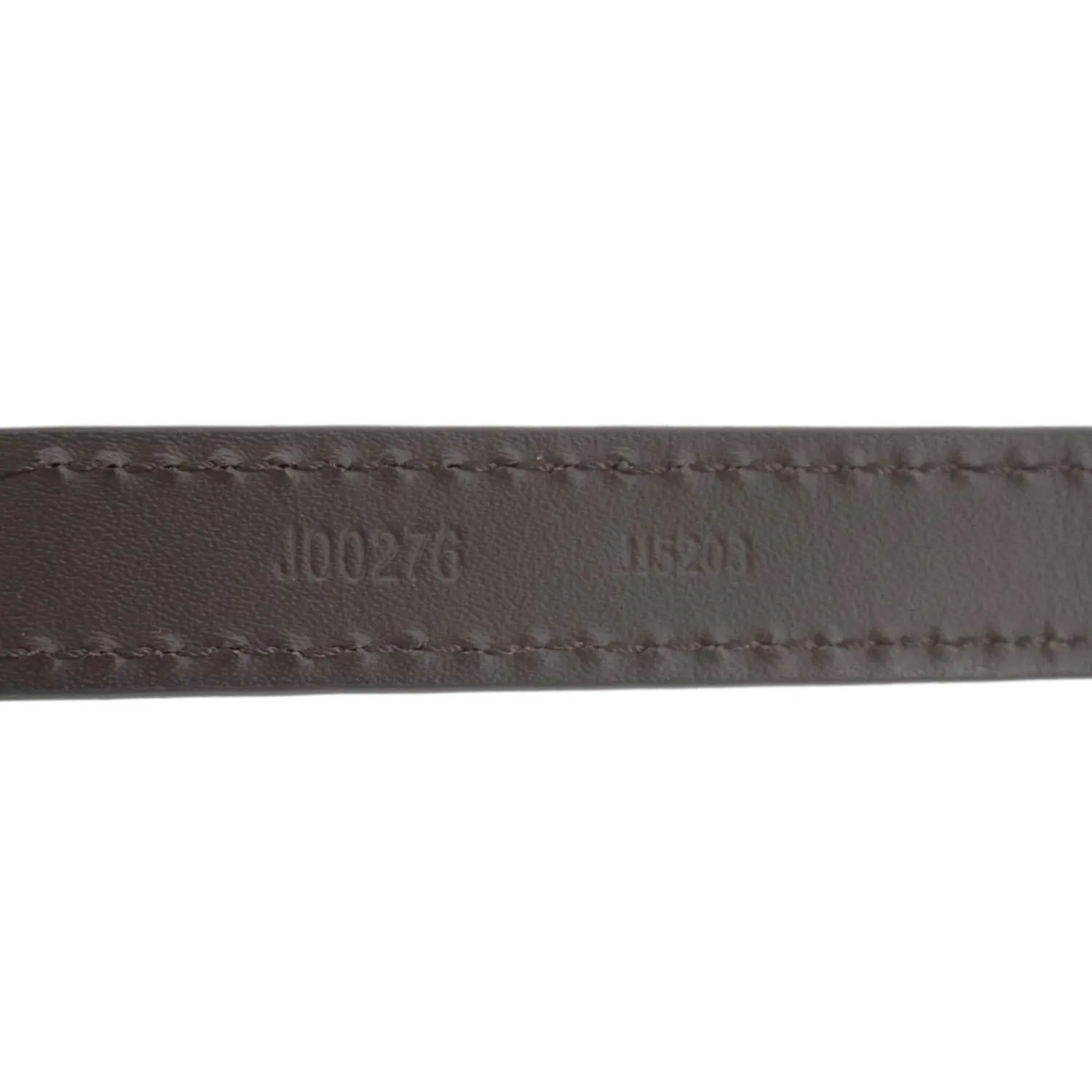 LOUIS VUITTON Leather Strap Brown