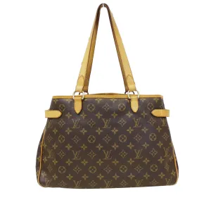 LOUIS VUITTON Monogram Canvas Batignolles Horizontal Shoulder Tote Bag