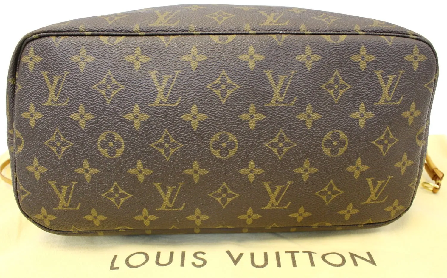 LOUIS VUITTON Monogram Canvas Neverfull MM Brown Tote Bag