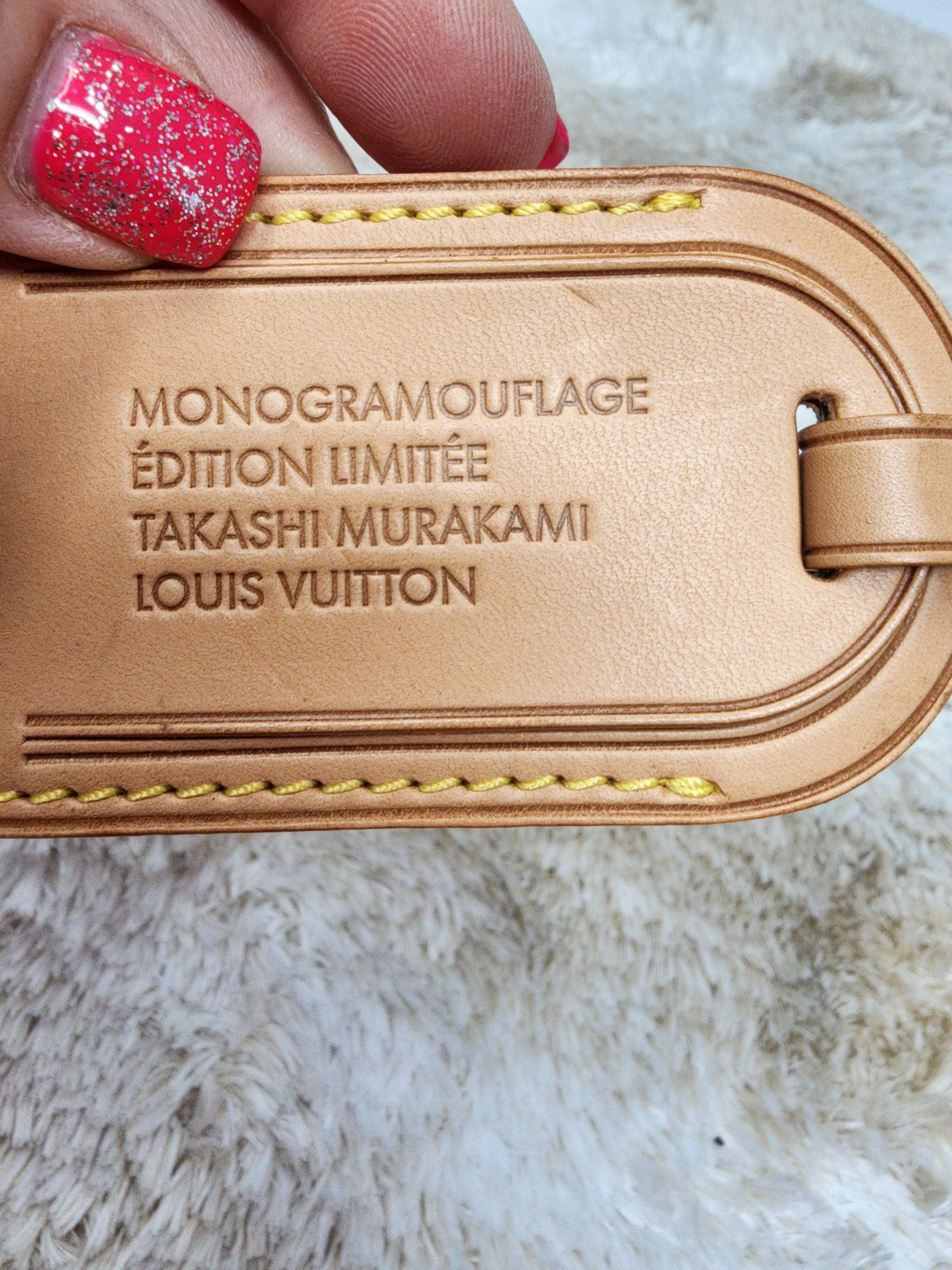 LOUIS VUITTON MONOGRAMOUFLAGE LUGGAGE TAG