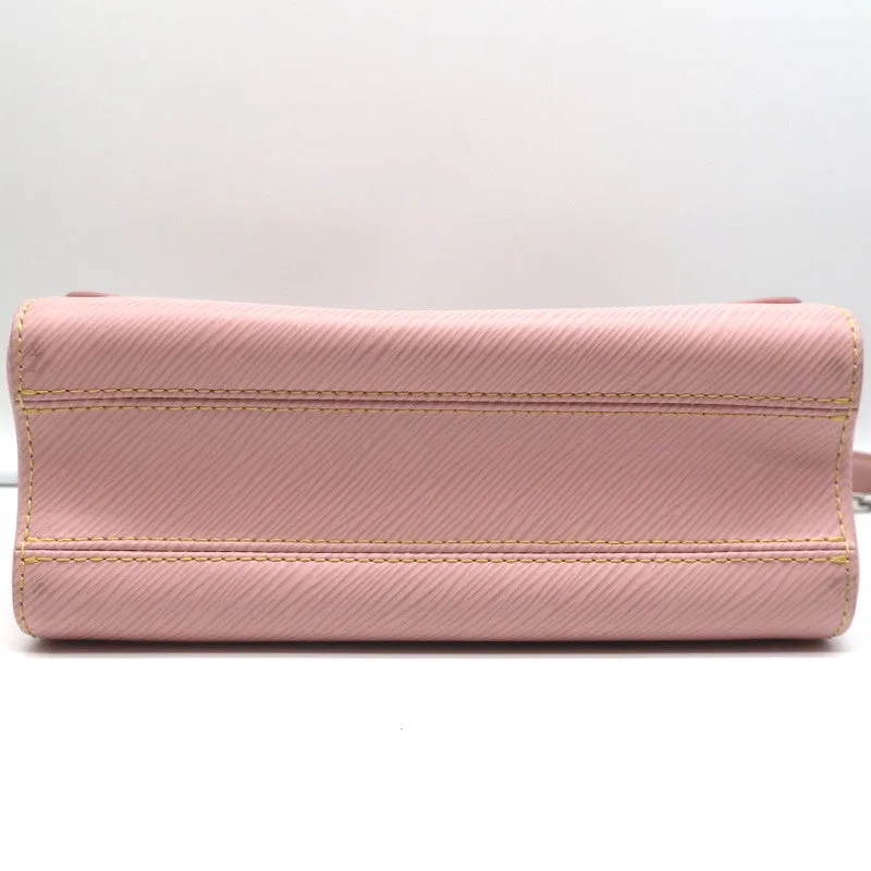 Louis Vuitton Twist MM Shoulder Bag Rose Ballerine Epi Leather Crossbody