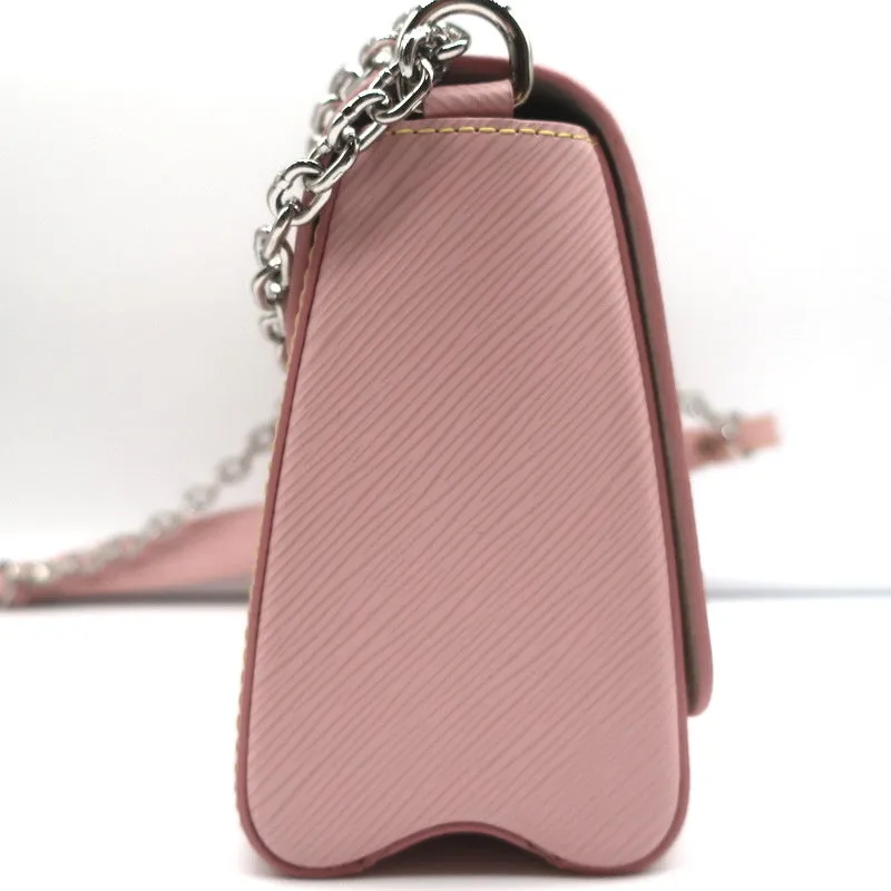 Louis Vuitton Twist MM Shoulder Bag Rose Ballerine Epi Leather Crossbody