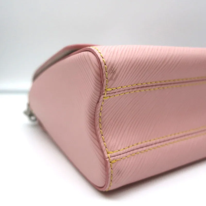 Louis Vuitton Twist MM Shoulder Bag Rose Ballerine Epi Leather Crossbody