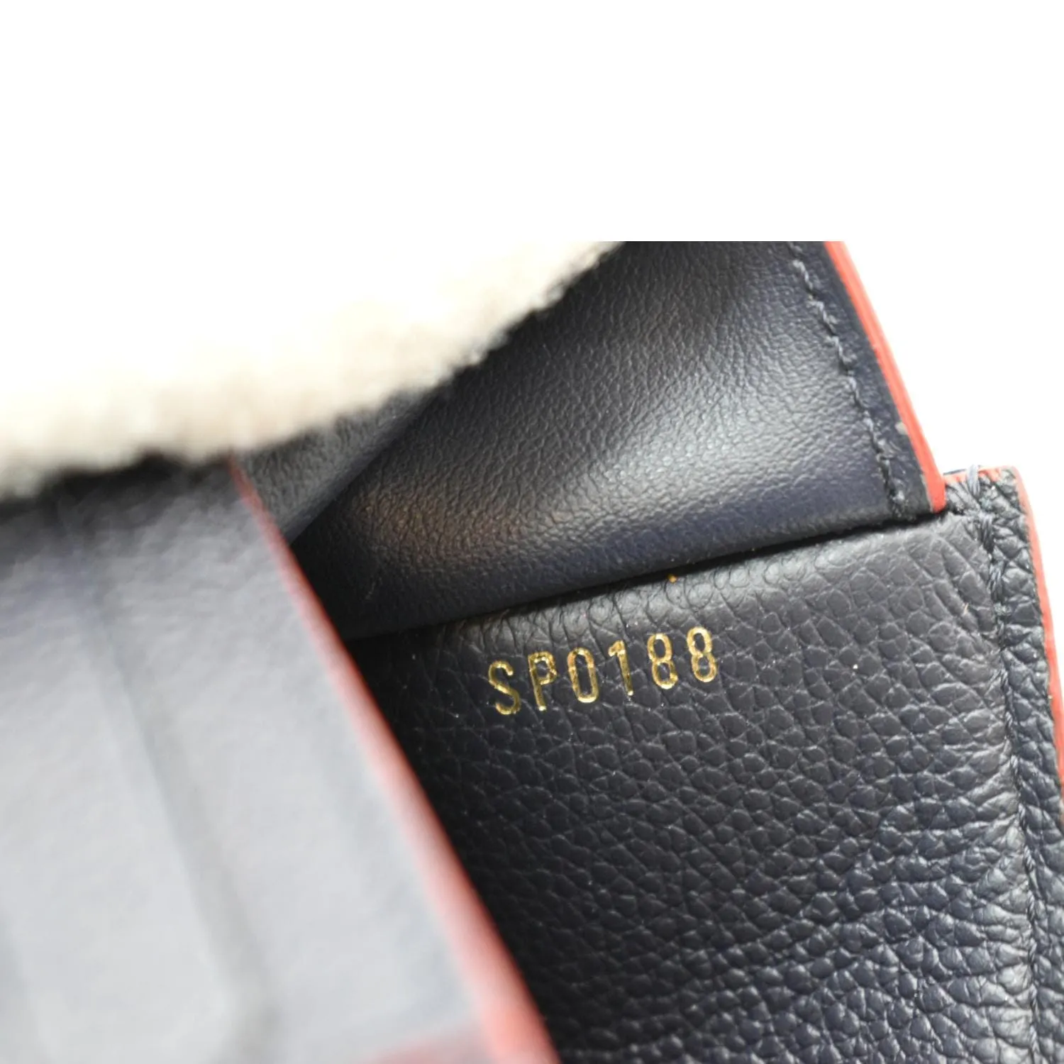LOUIS VUITTON Victorine Monogram Empreinte Wallet Dark Navy Blue