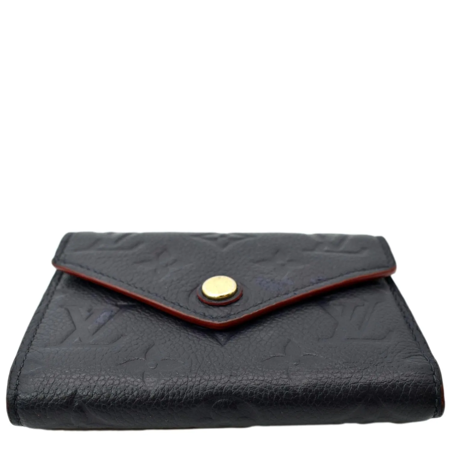 LOUIS VUITTON Victorine Monogram Empreinte Wallet Dark Navy Blue