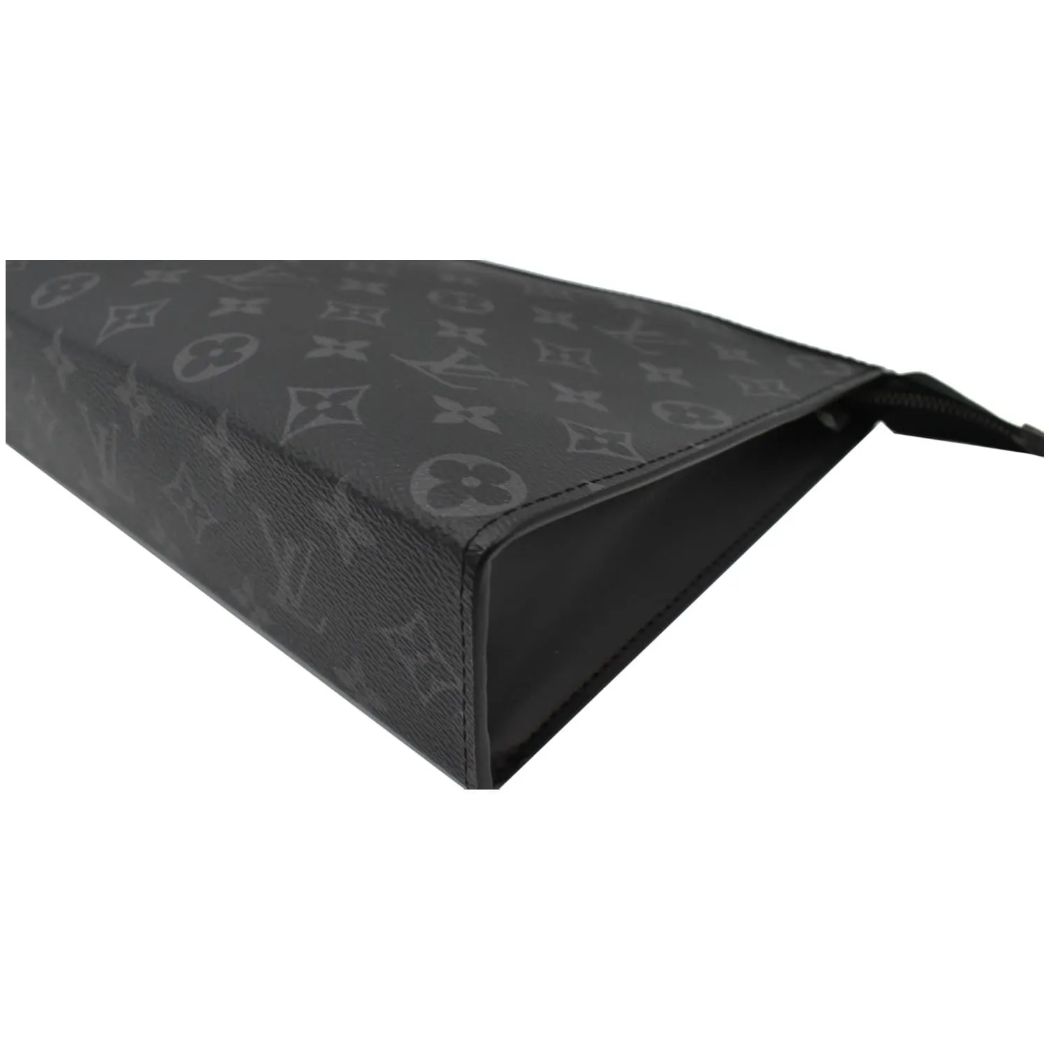 LOUIS VUITTON Voyage MM Monogram Eclipse Pochette Bag Black - 10% OFF