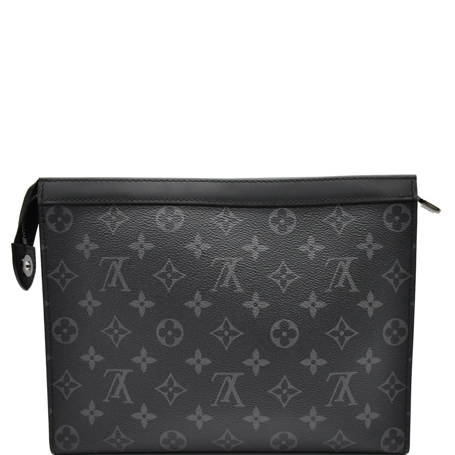 LOUIS VUITTON Voyage MM Monogram Eclipse Pochette Bag Black - 10% OFF