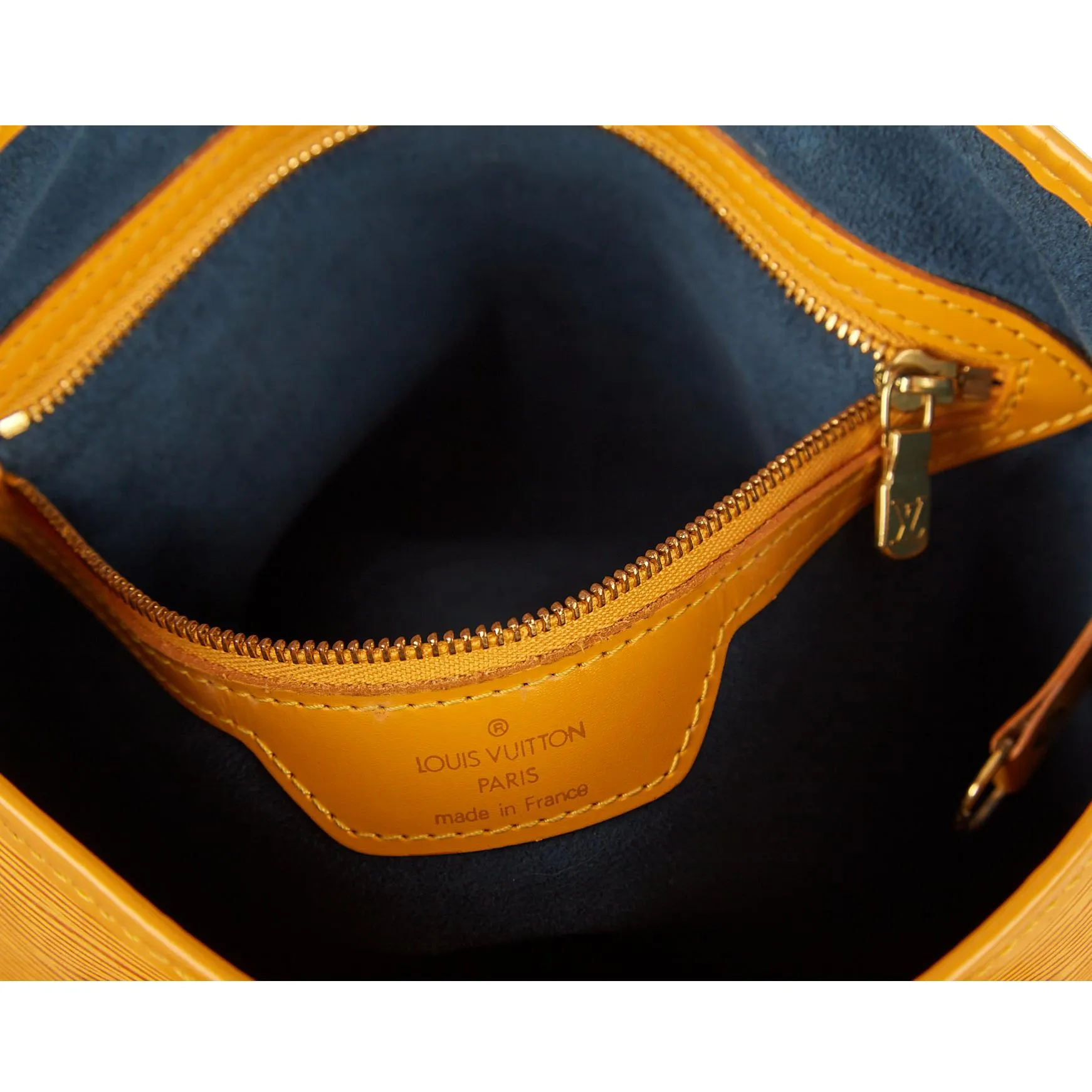 Louis Vuitton Yellow Epi Bucket Bag