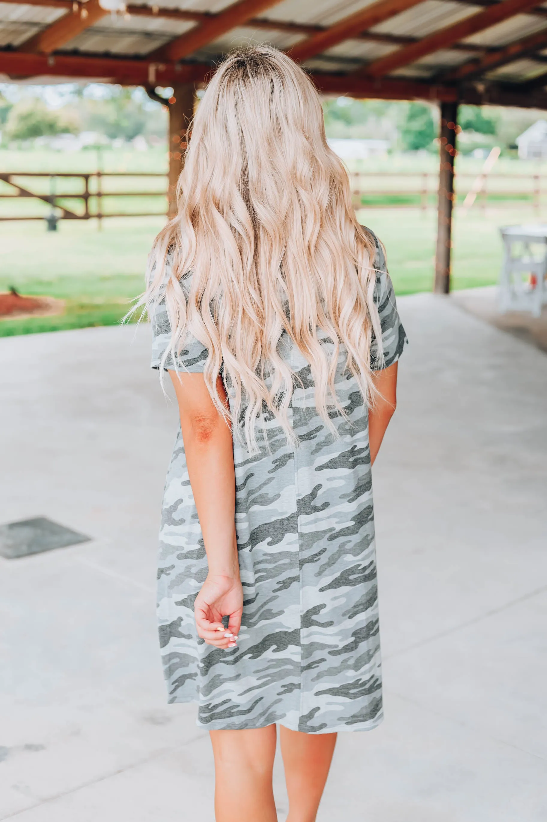 Love Camo T-Shirt Dress
