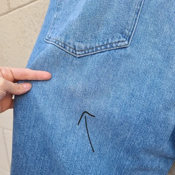 Madewell | The Momjean in Melva Wash Size 32 Style K9935