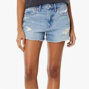 Madewell Women's Blue relaxed Denim Shorts size 22w NWT