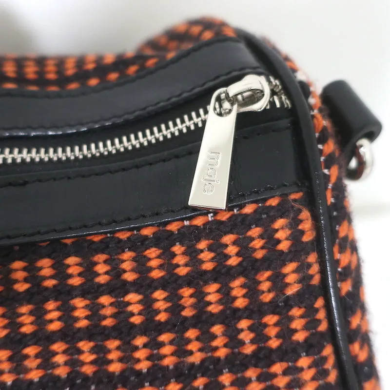 Maje Taklit Striped Tapestry Duffle Bag Multicolor Extra Large Crossbody