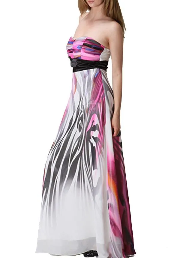 Majestic Strapless Maxi Dress
