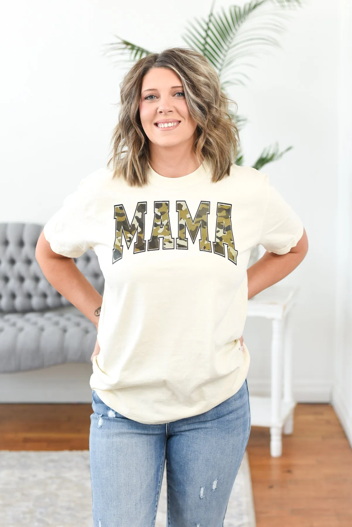 Mama Camo Graphic Tee