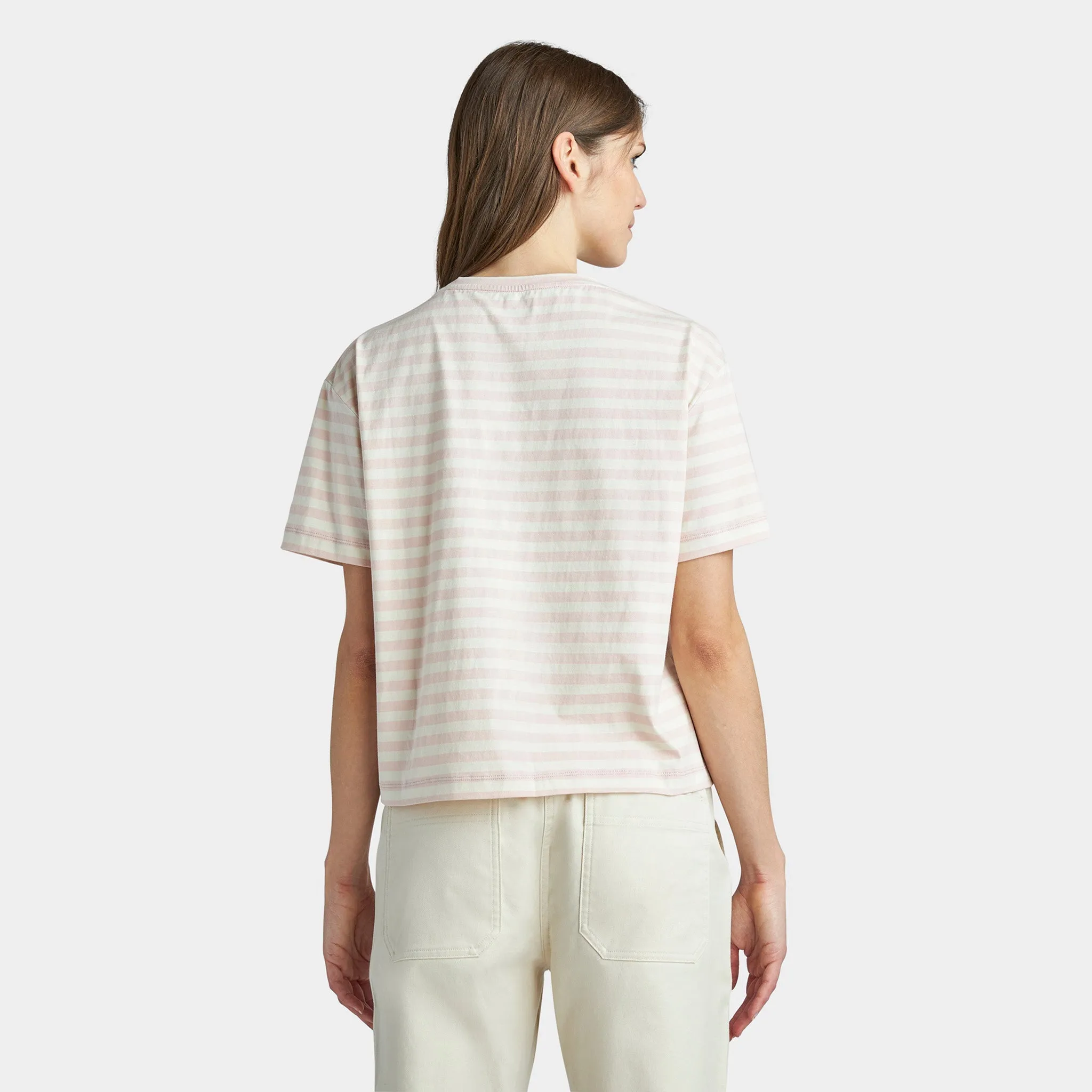 Marine Stripe Boxy Tee