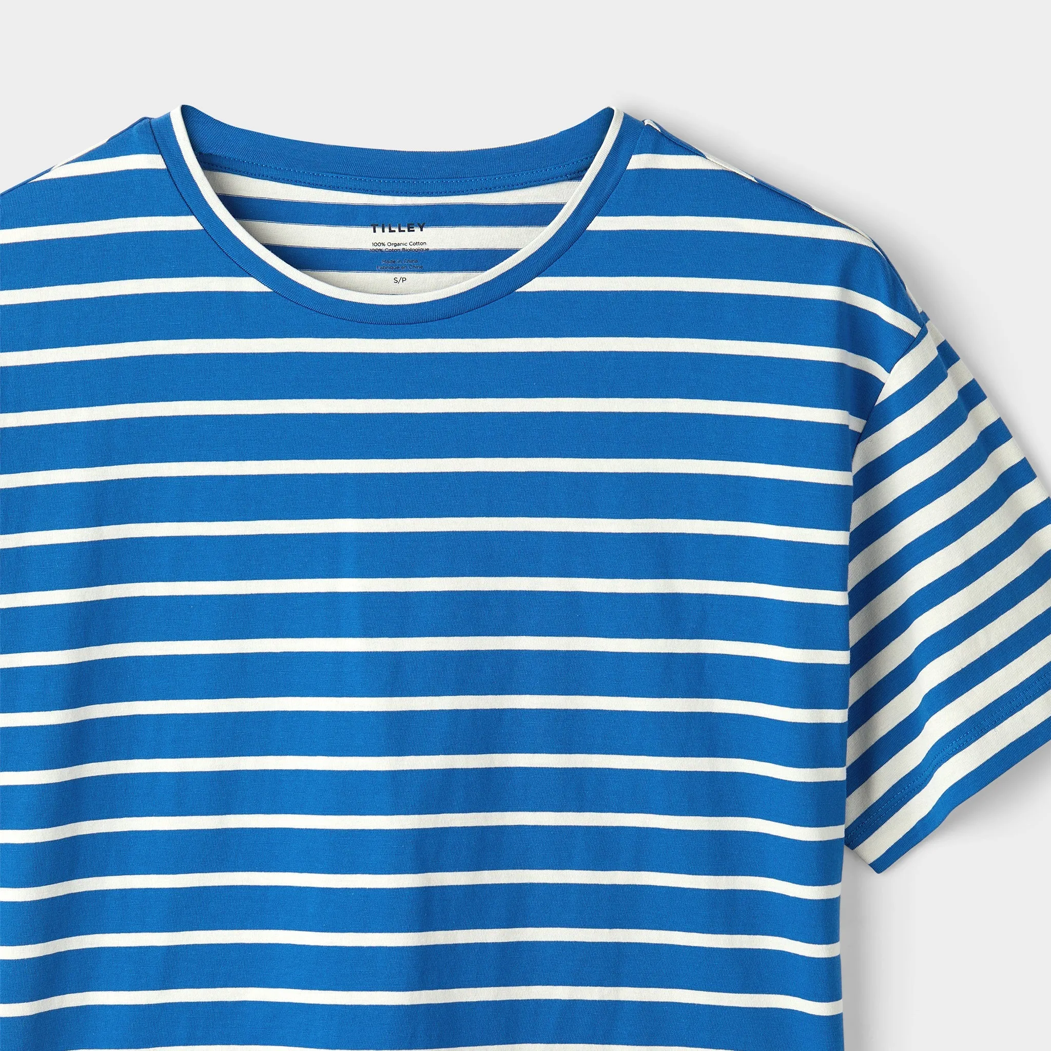 Marine Stripe Boxy Tee