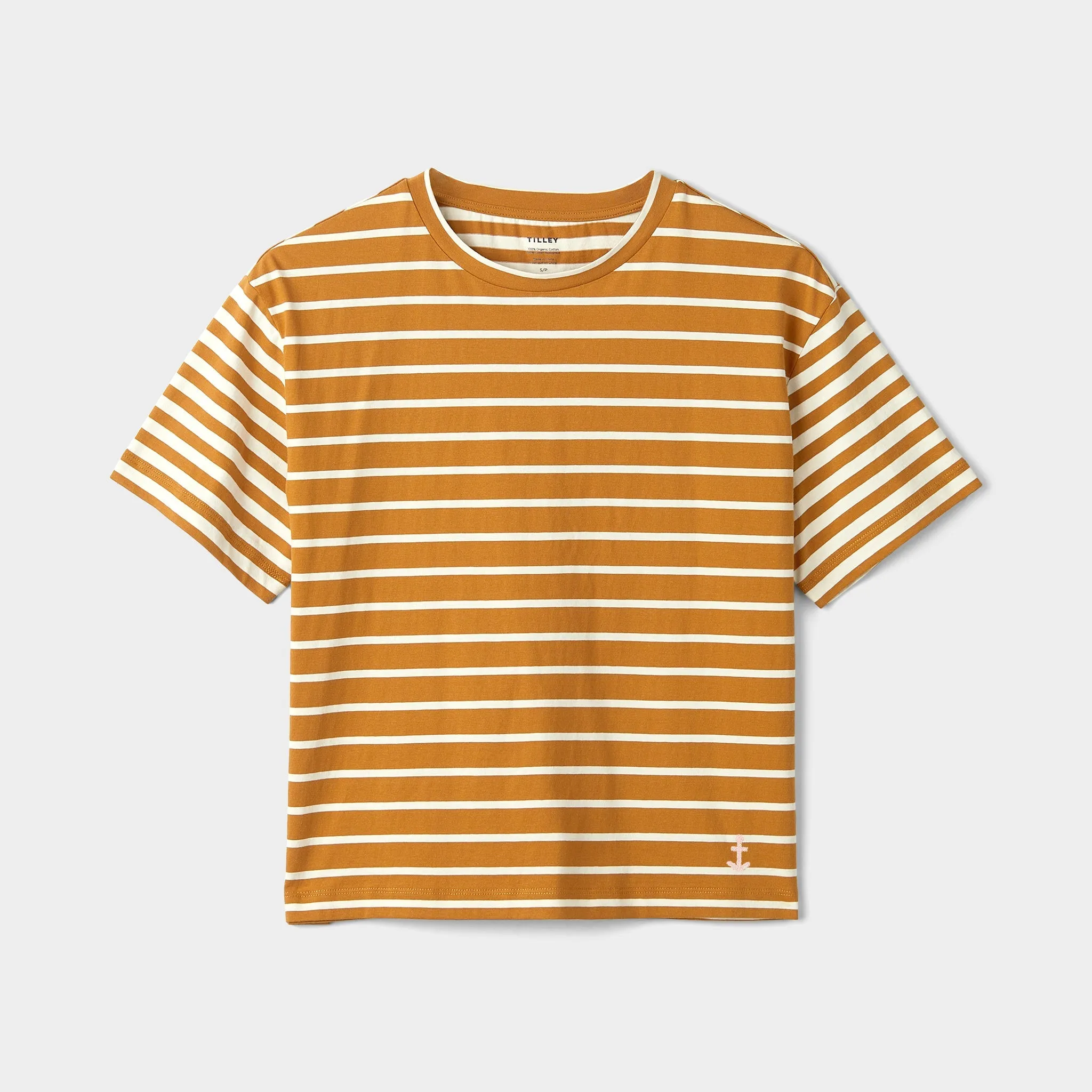 Marine Stripe Boxy Tee