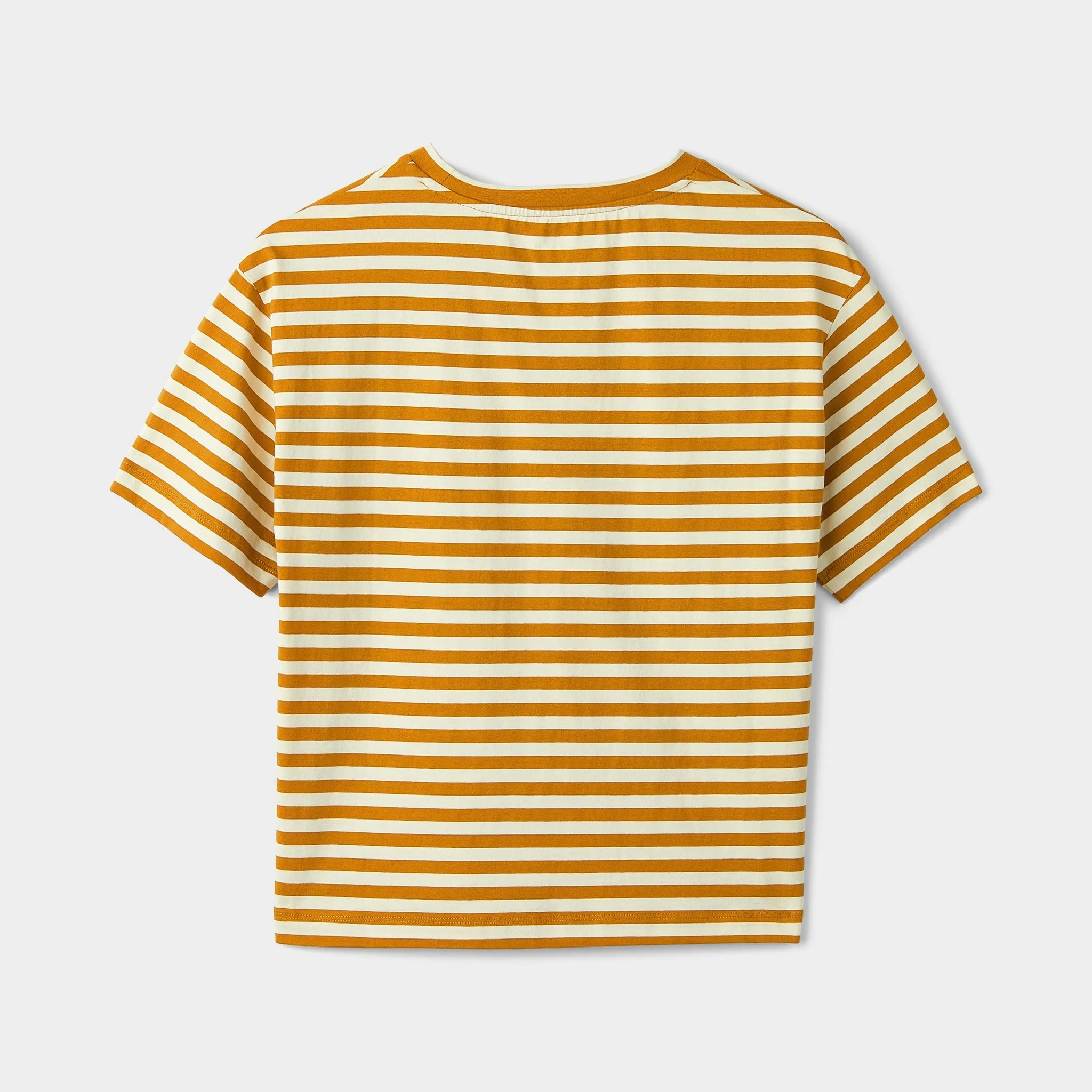 Marine Stripe Boxy Tee