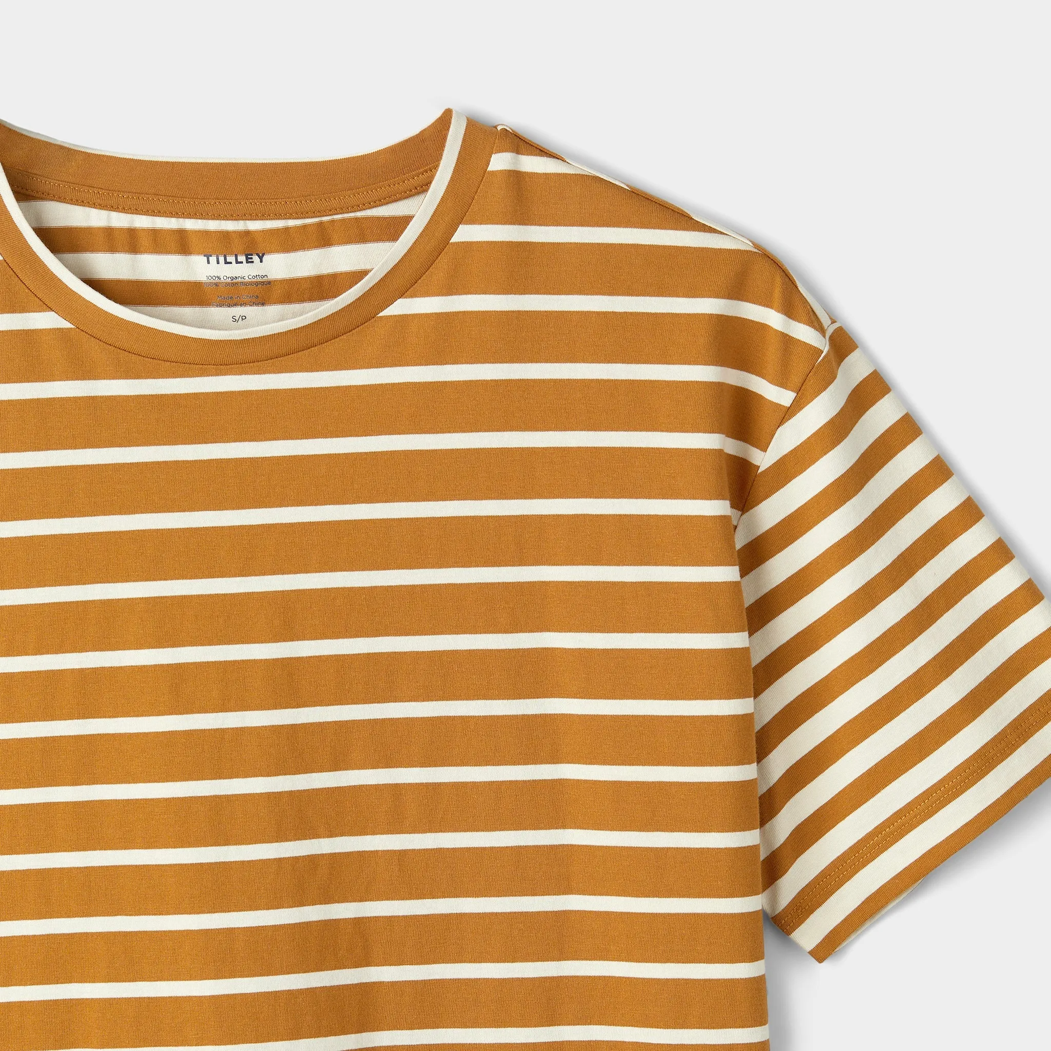 Marine Stripe Boxy Tee