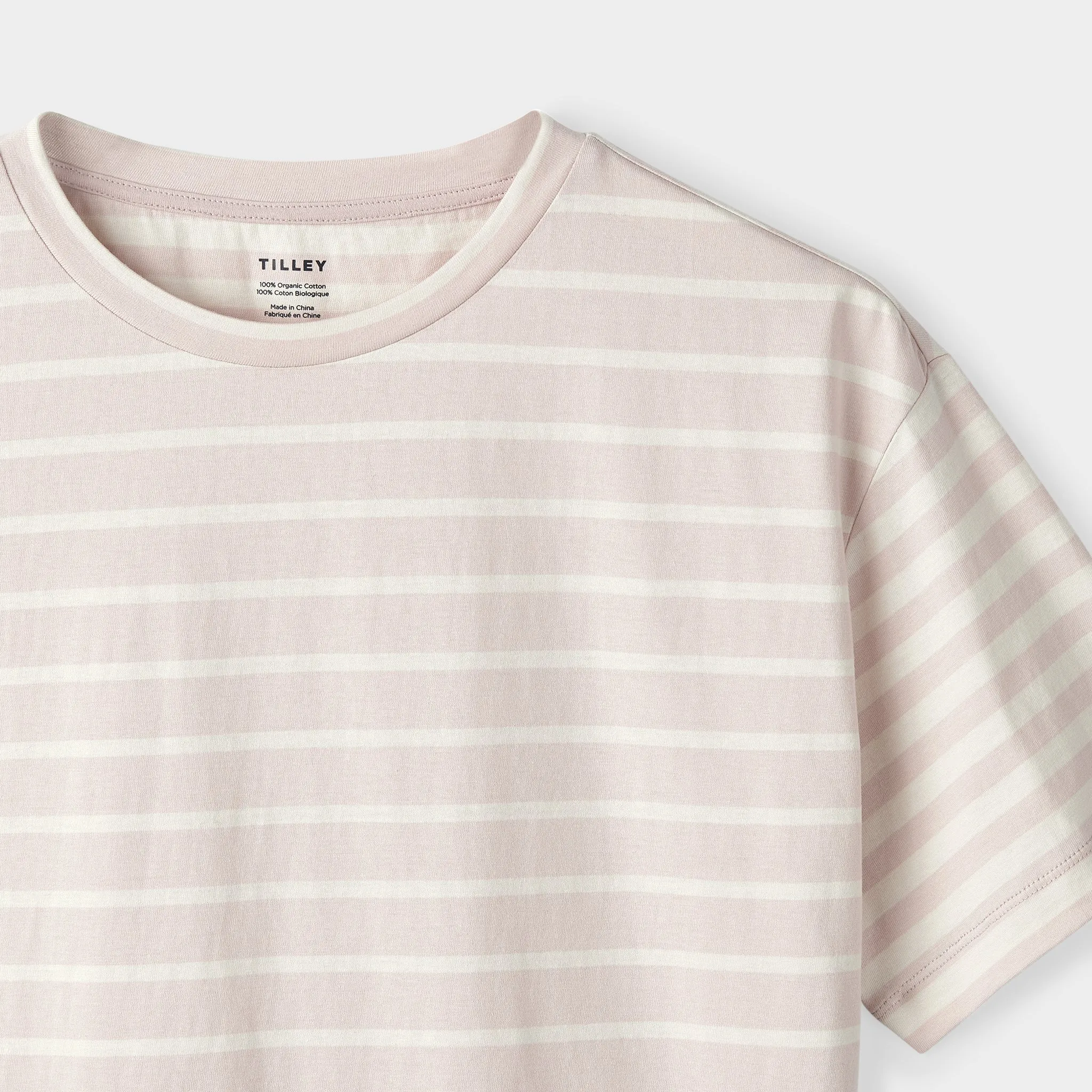 Marine Stripe Boxy Tee