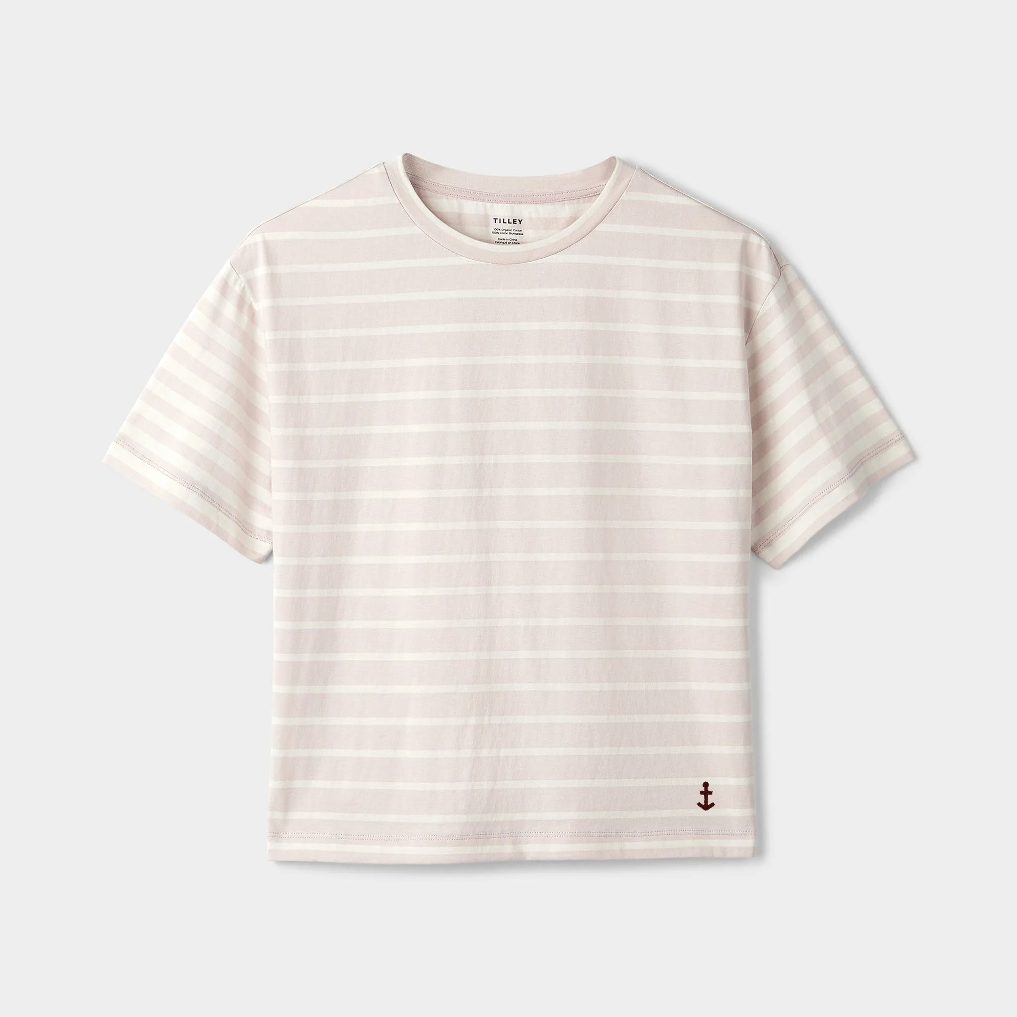 Marine Stripe Boxy Tee