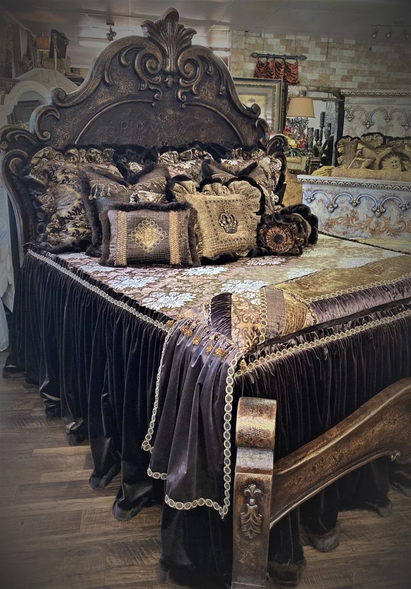 Marino Peruvian Hand Crafted Wood Bed