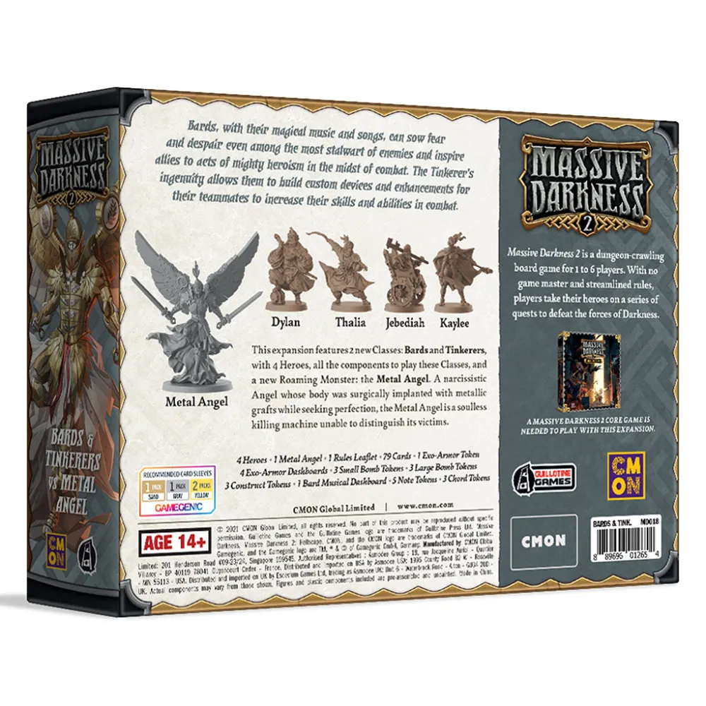 Massive Darkness 2: Bards & Tinkerers vs Metal Angel