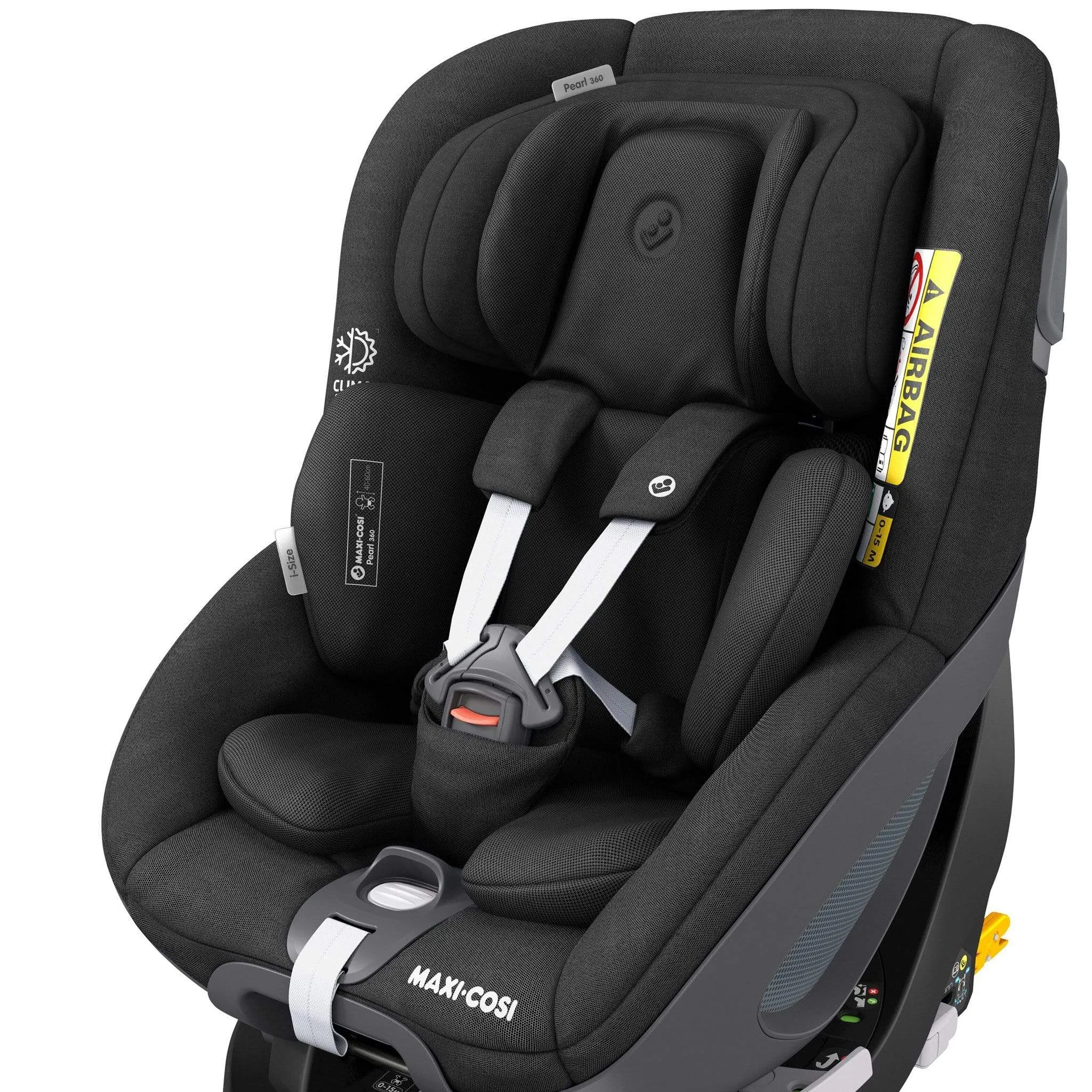 Maxi-Cosi Pearl 360 & Family Fix 360 Base Bundle Authentic Black