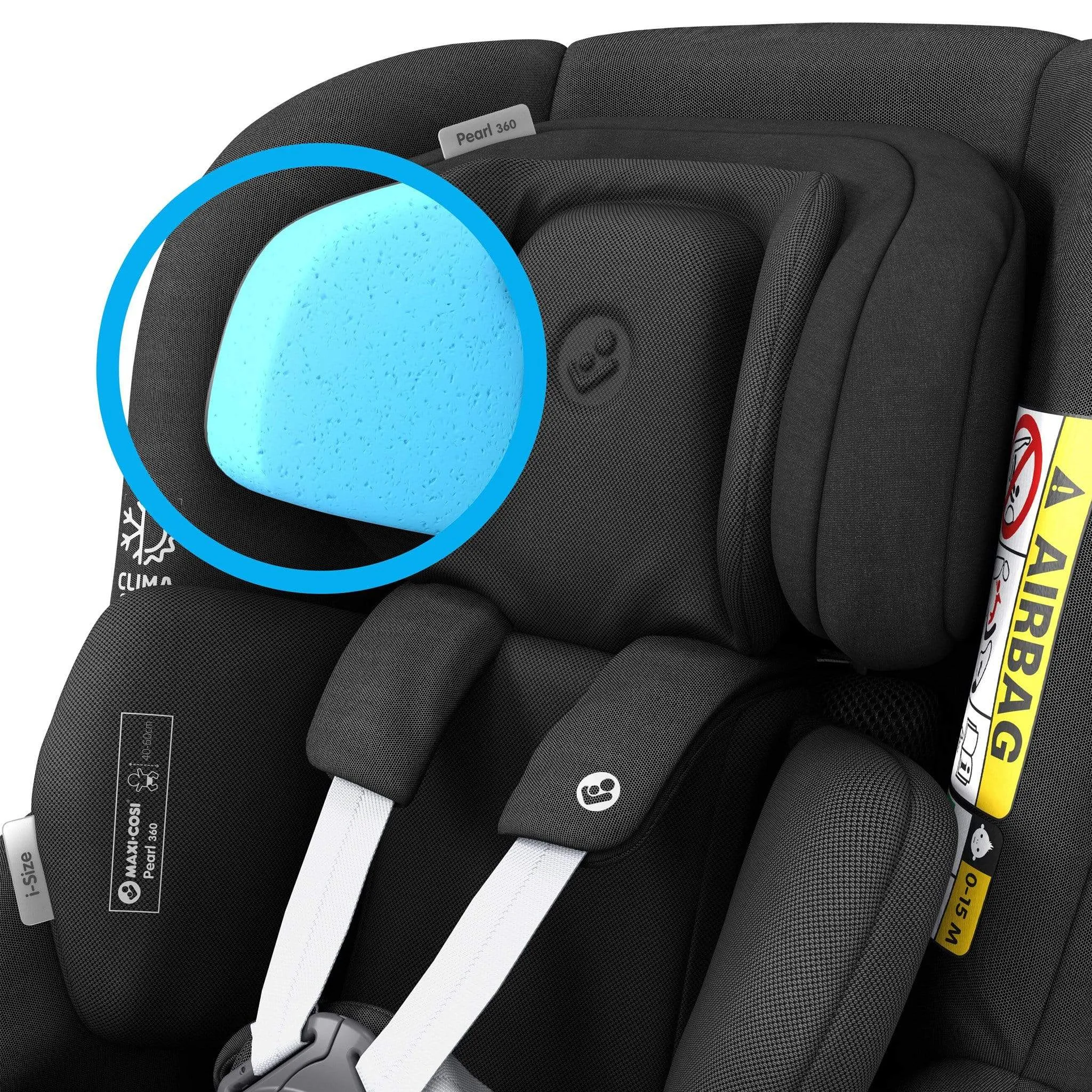 Maxi-Cosi Pearl 360 & Family Fix 360 Base Bundle Authentic Black