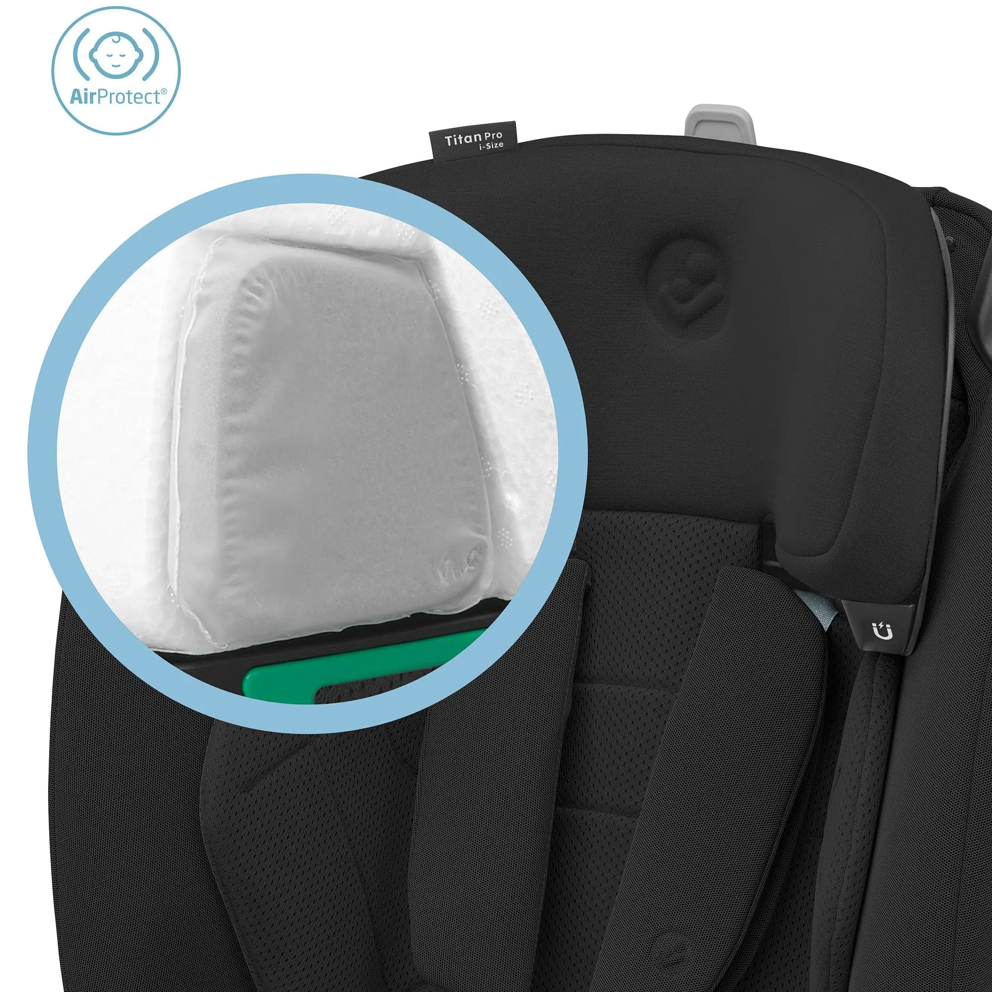 Maxi-Cosi Titan Pro i-Size Car Seat in Authentic Black