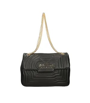 Maxi Tracolla Con Targhetta - Nero