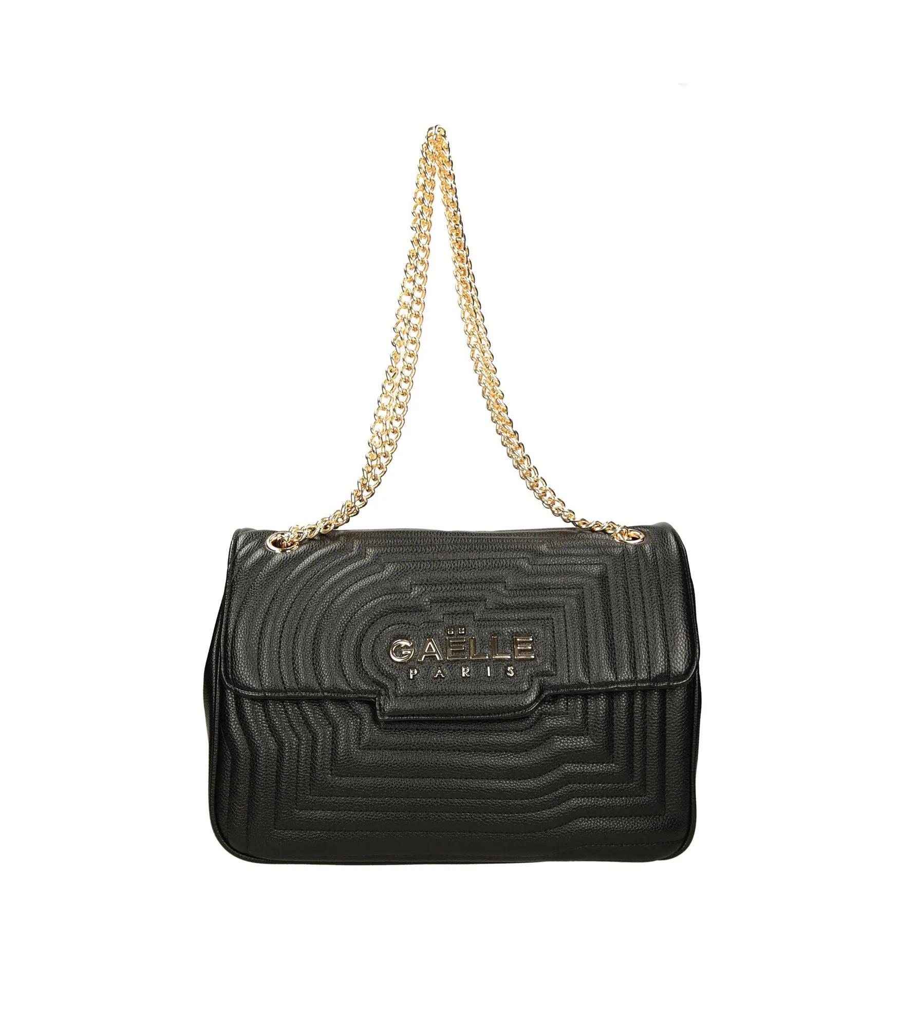 Maxi Tracolla Con Targhetta - Nero