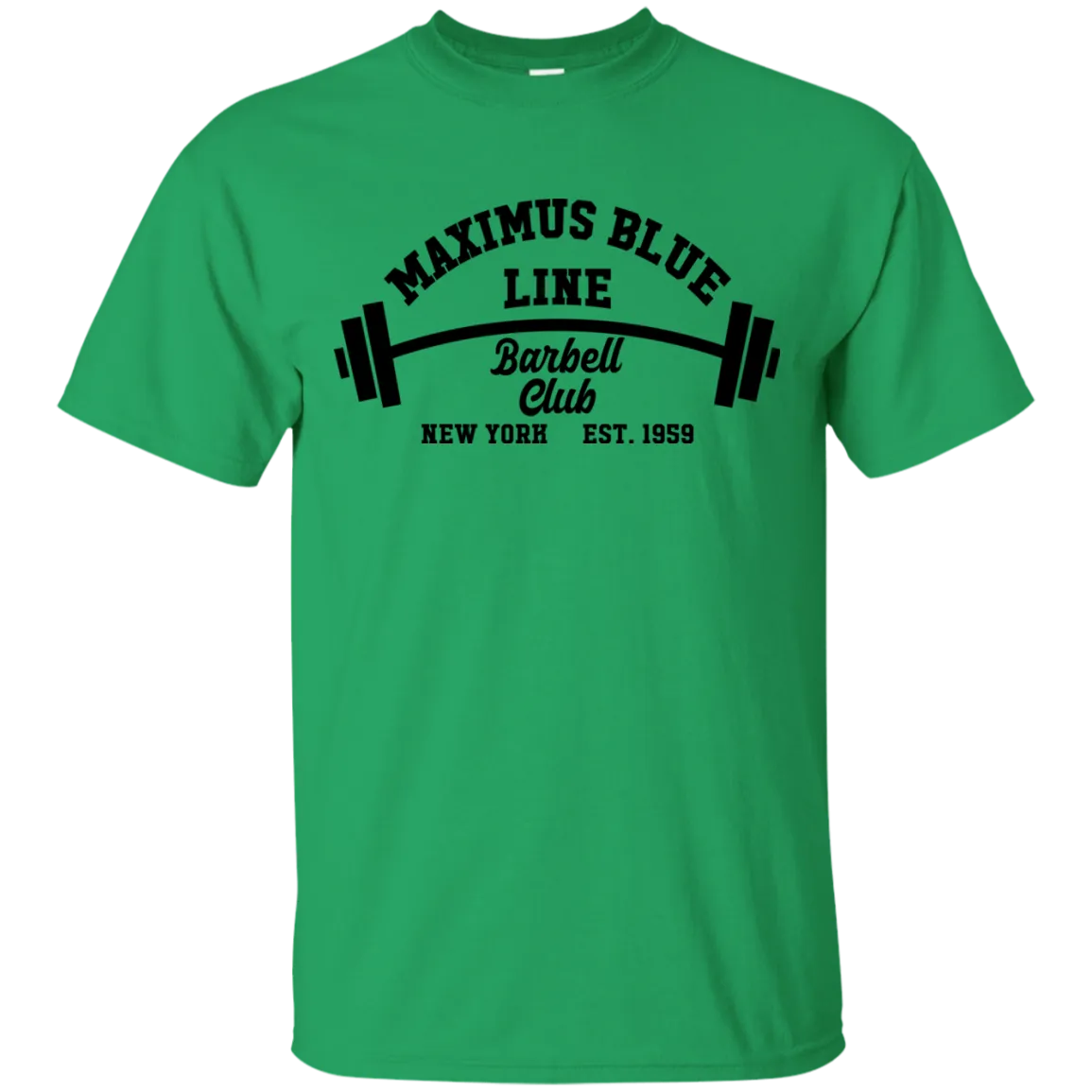 Maximus Blue Line Barbell Club T-Shirt