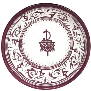 Medium Bowls - Berber Symbol Burgundy