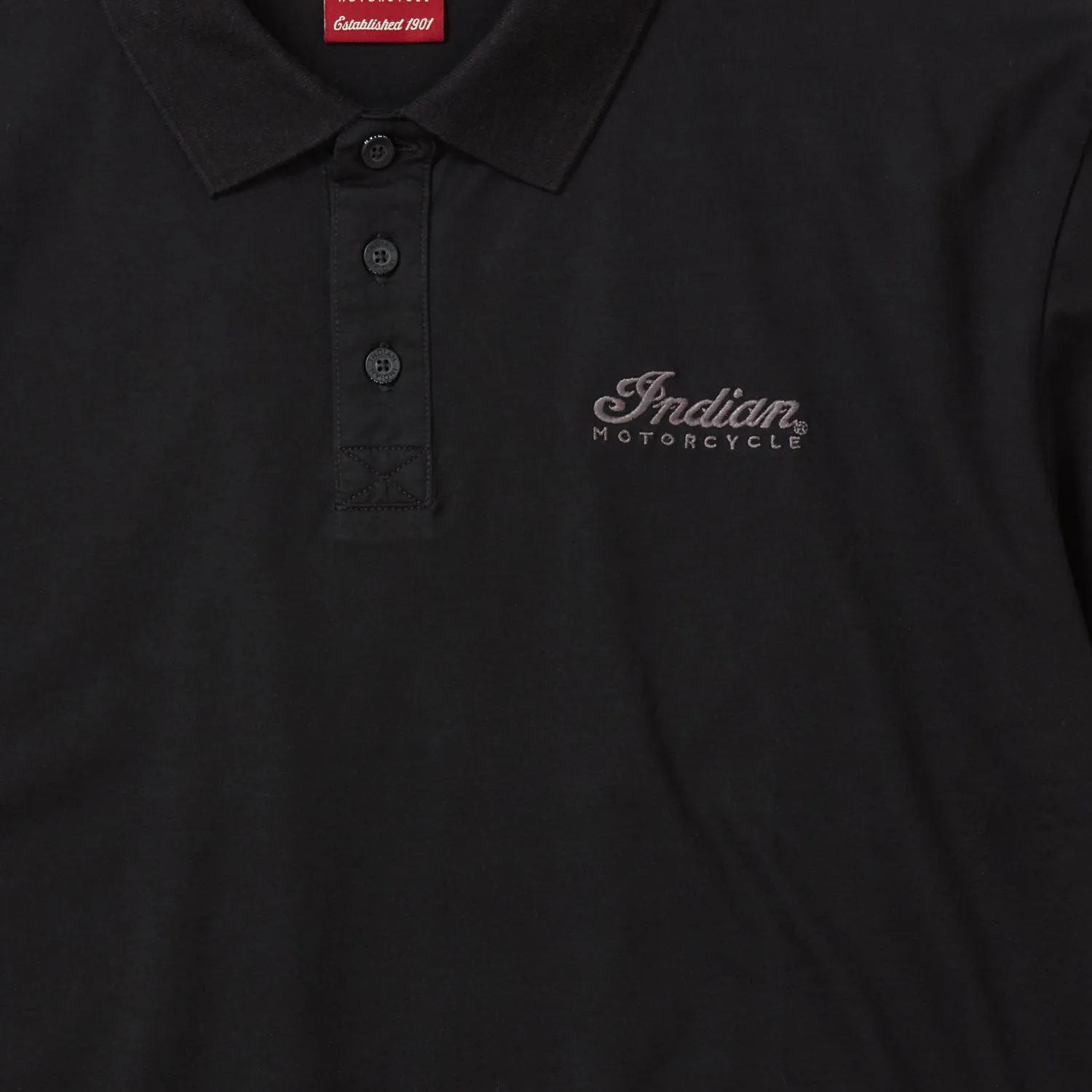 Men's Indian Polo Shirt, Black
