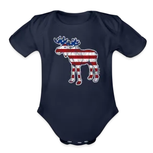 Merica Moose Infant One Piece