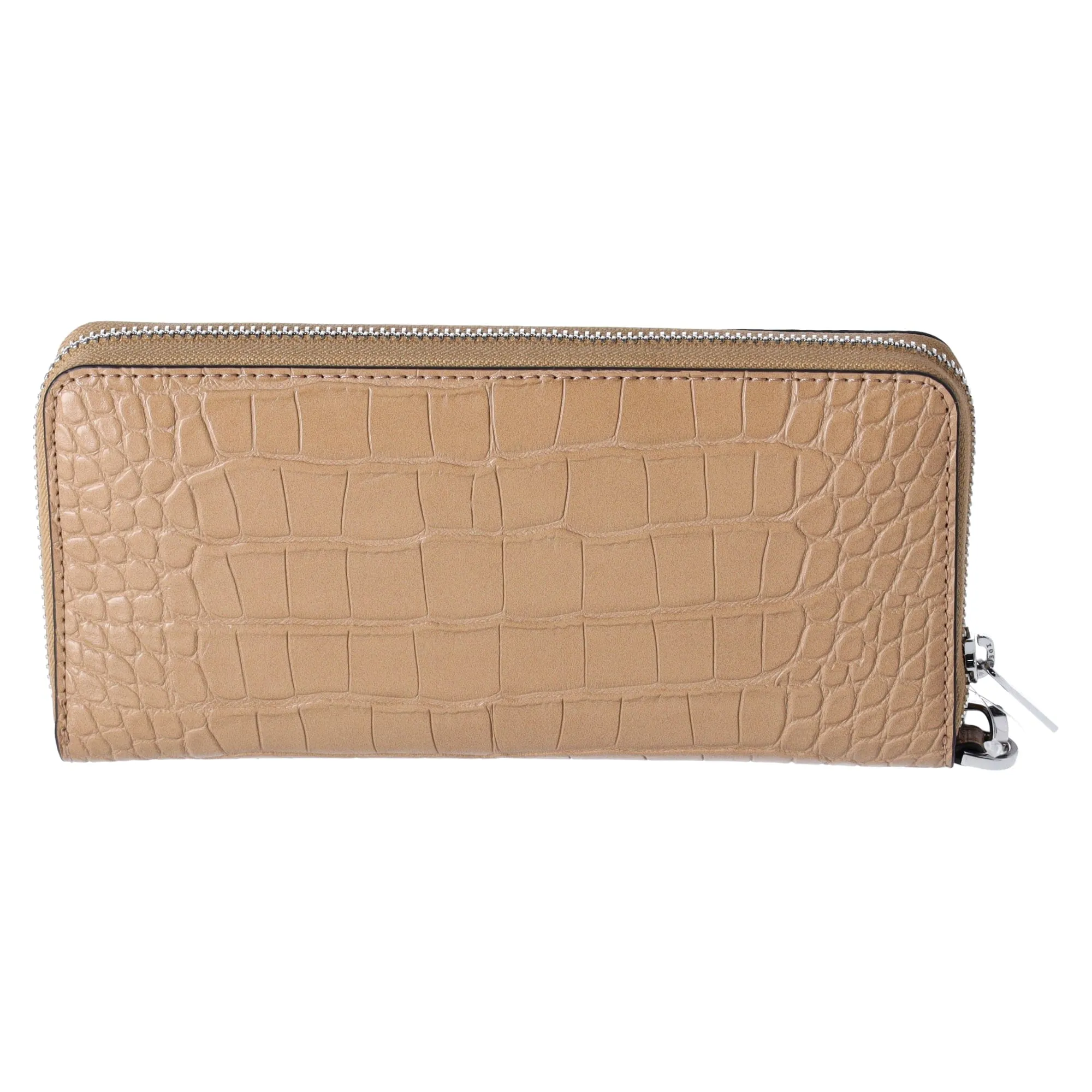 Michael Kors JetSet TravelLarge ContinentalWallet Embossed Camel