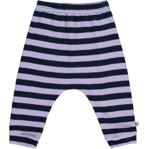 Midnight & Wisteria Stripe Joggers