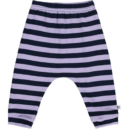Midnight & Wisteria Stripe Joggers