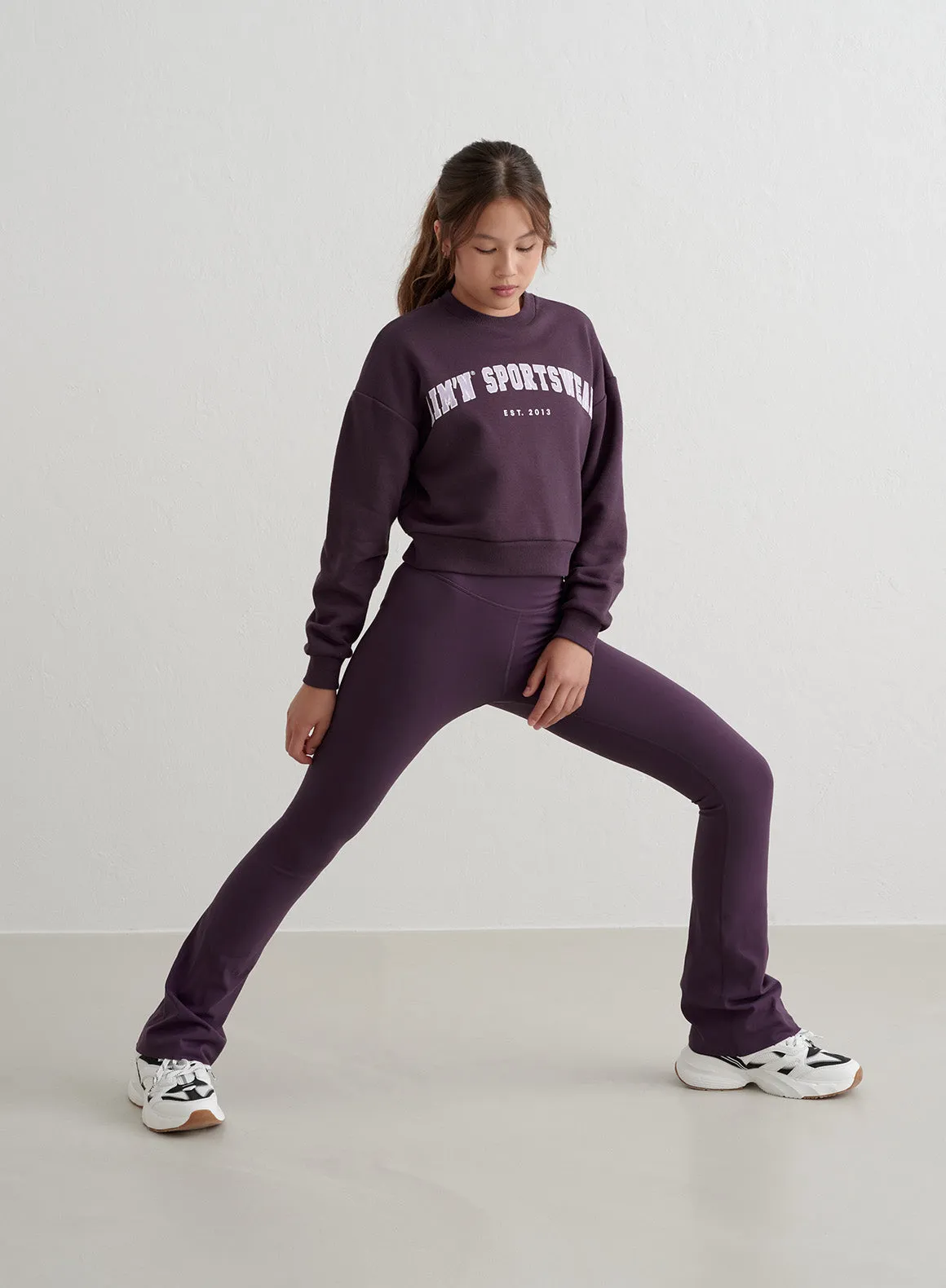 Midnight Plum Young Varsity Sweatshirt